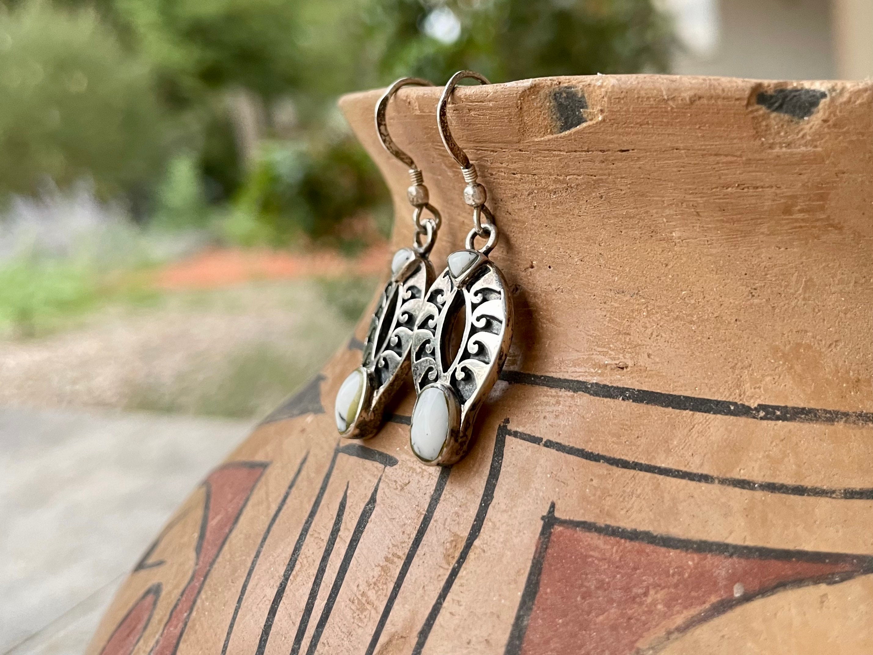 Vintage native american on sale earrings