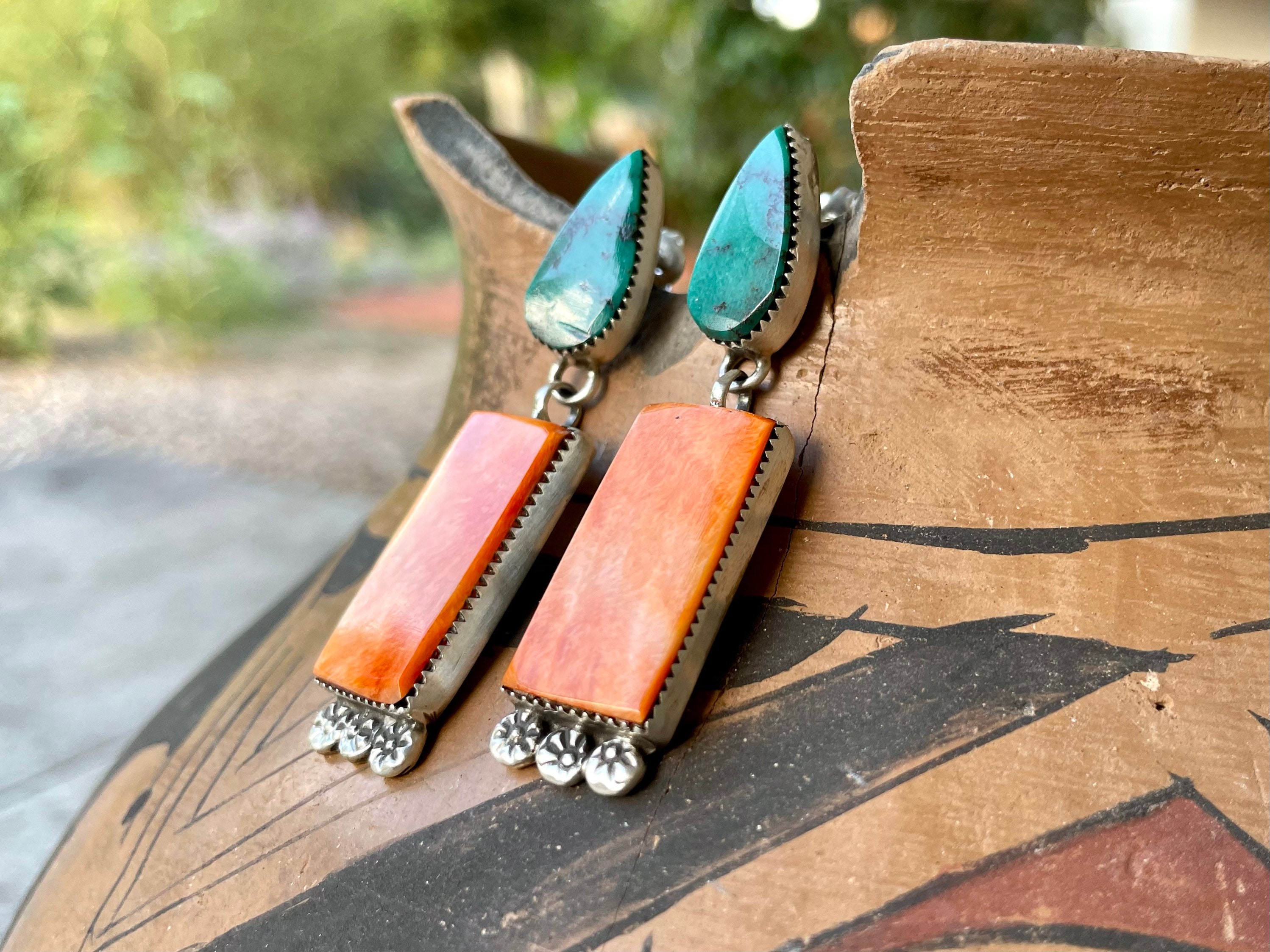 Spiny oyster deals earrings