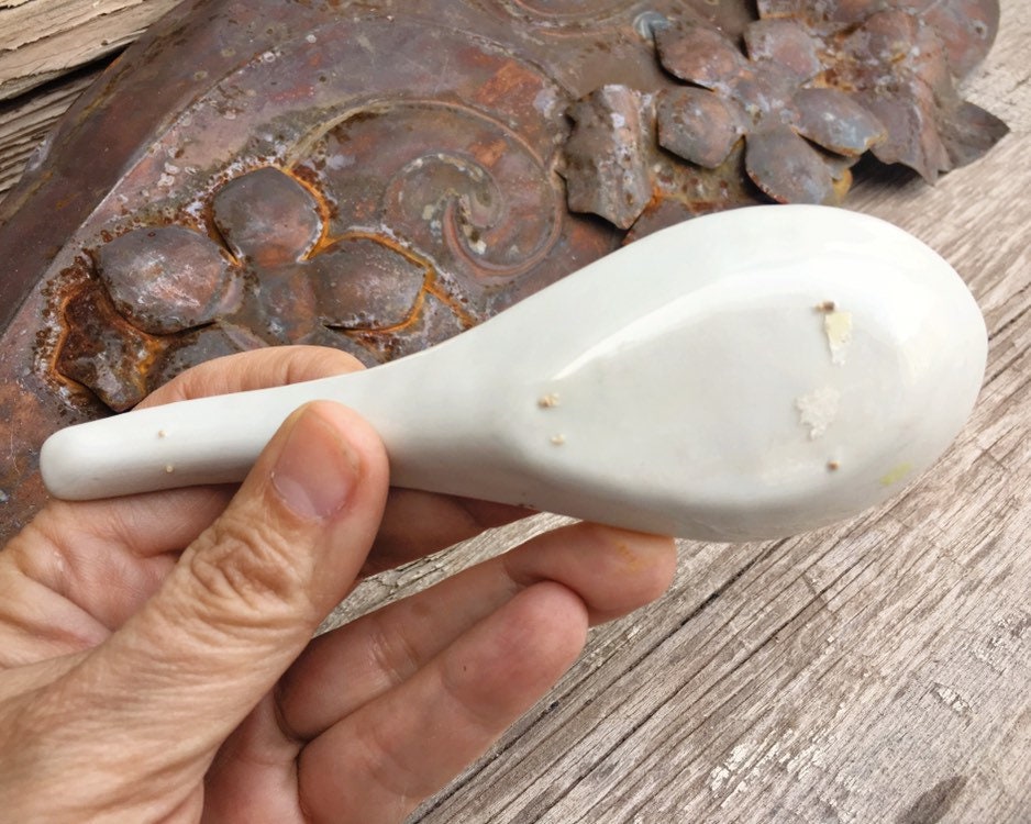 Three Old Chinese Spoons Instant Collection Chinoiserie Decor