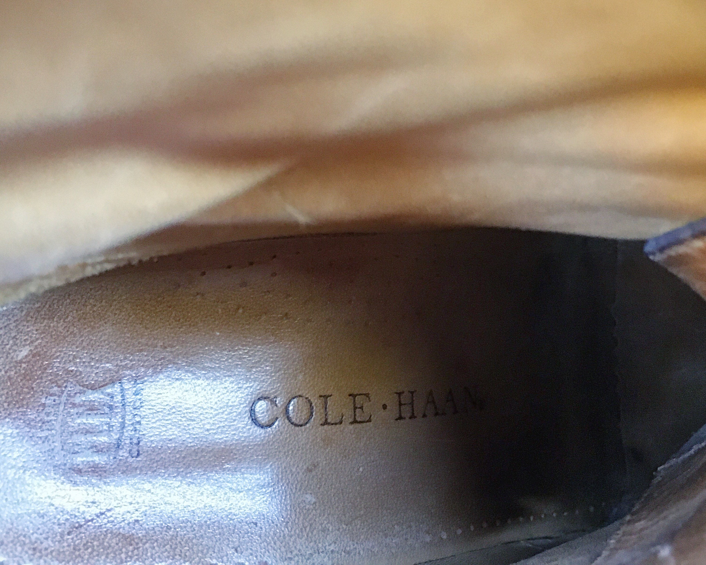 Cole Haan Brown Leather Lace-up Boots Made in Brazil Size 9.5 (Fits ...