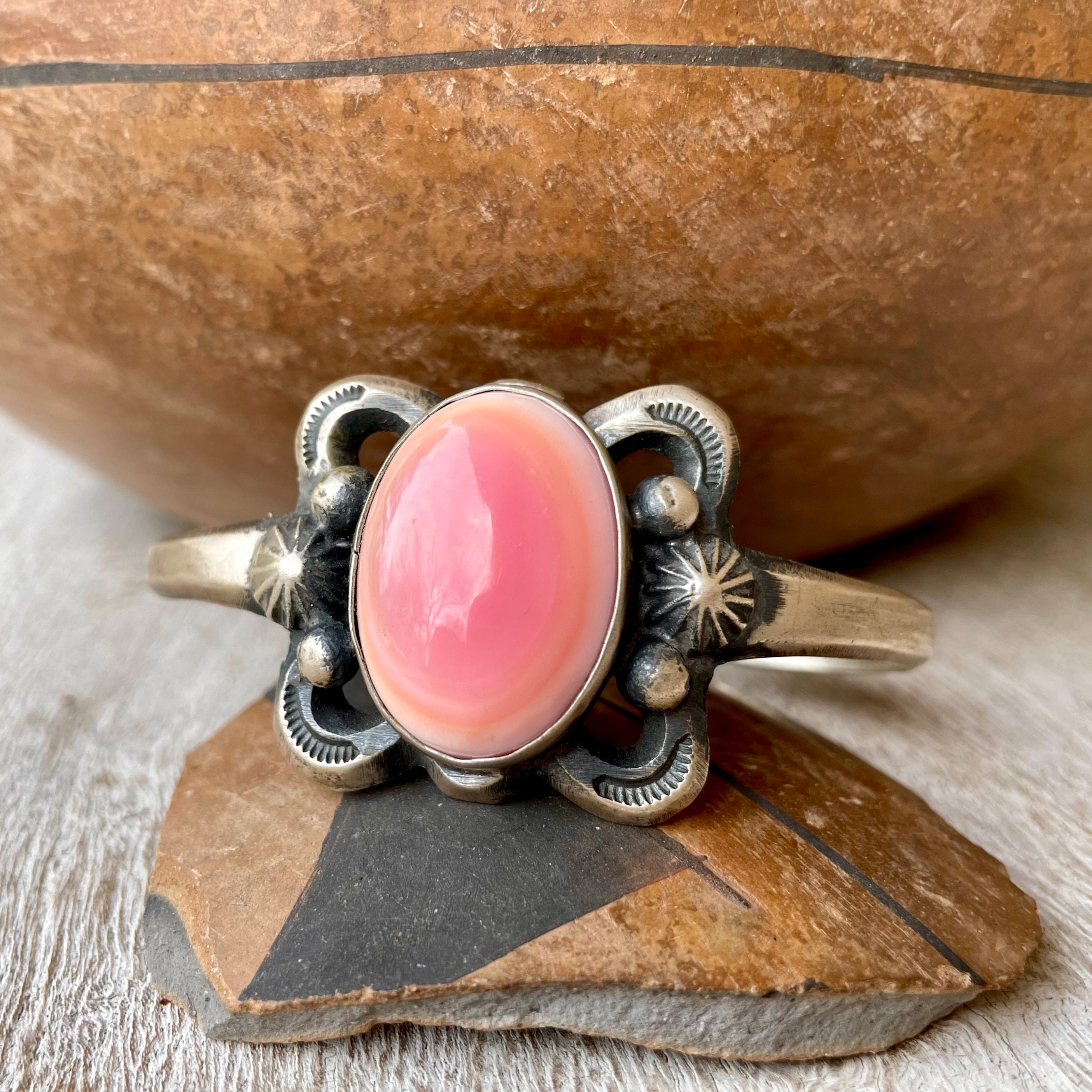 Majestic Vintage Native American Navajo Turquoise Coral Sterling Silver Bracelet Majestic Vintage Native American Navajo Turquoise Coral Sterling Silver Bracelet