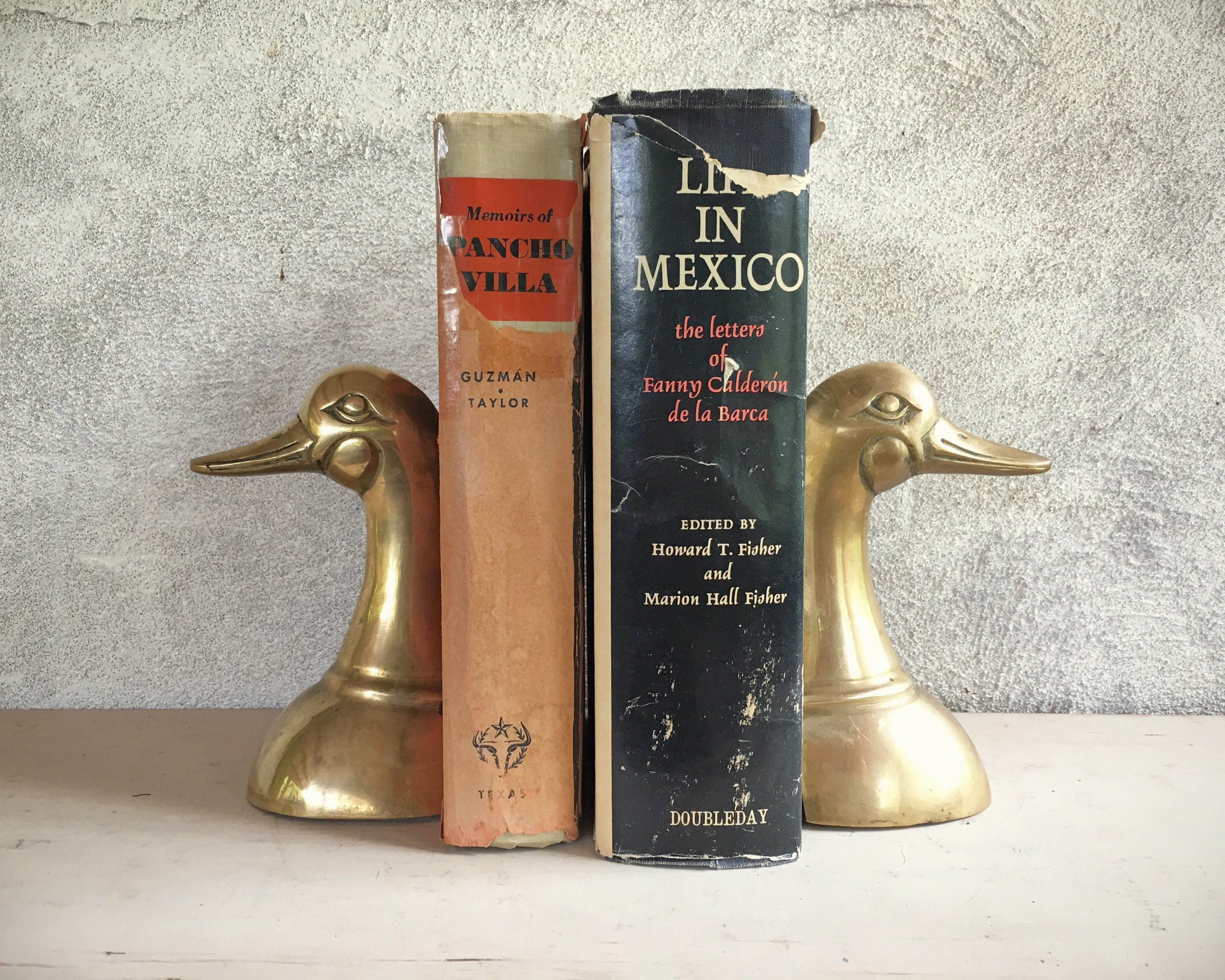 antique brass duck bookends antique brass duck bookends