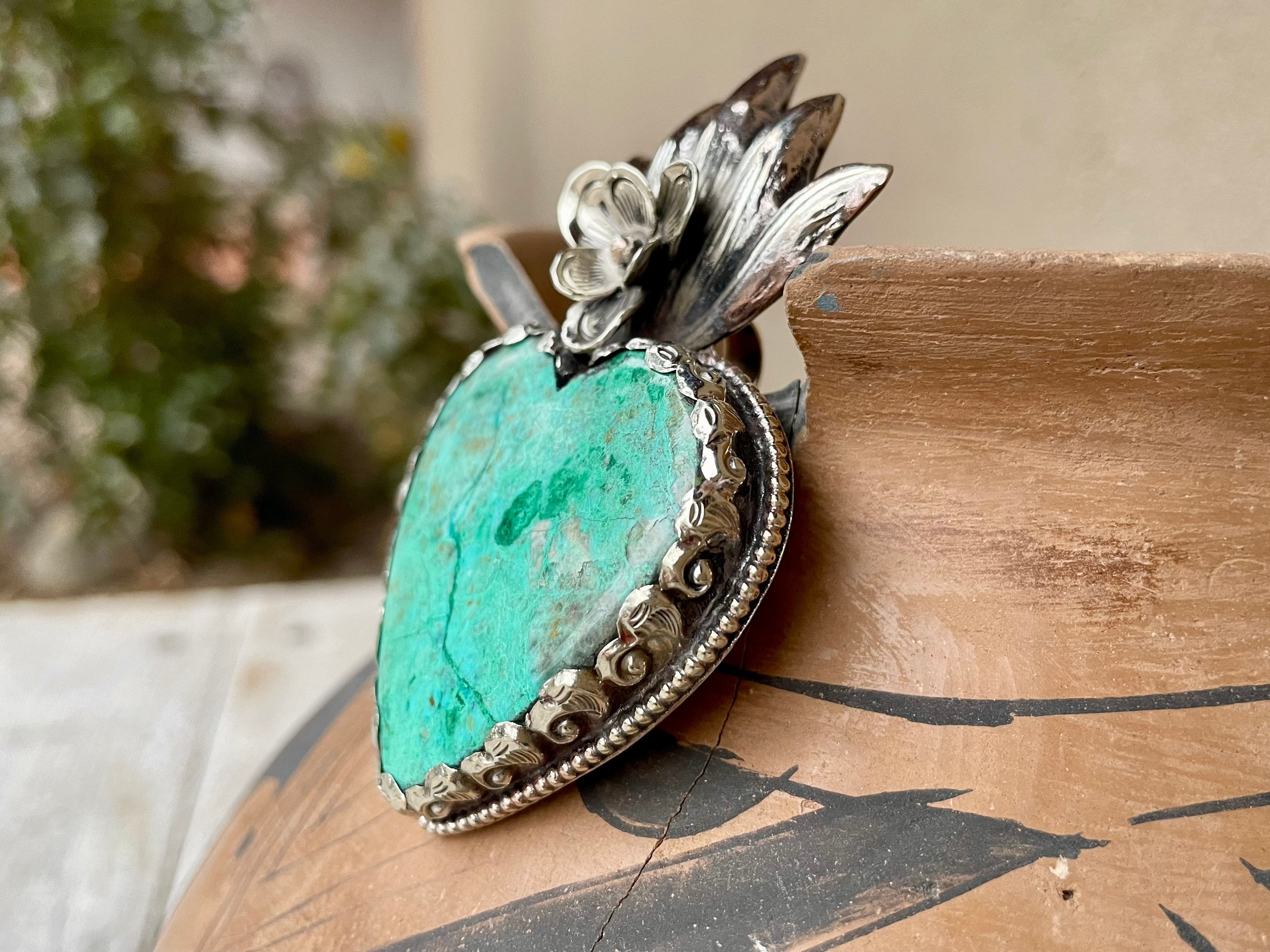 Turquoise gemstone pendant best sale