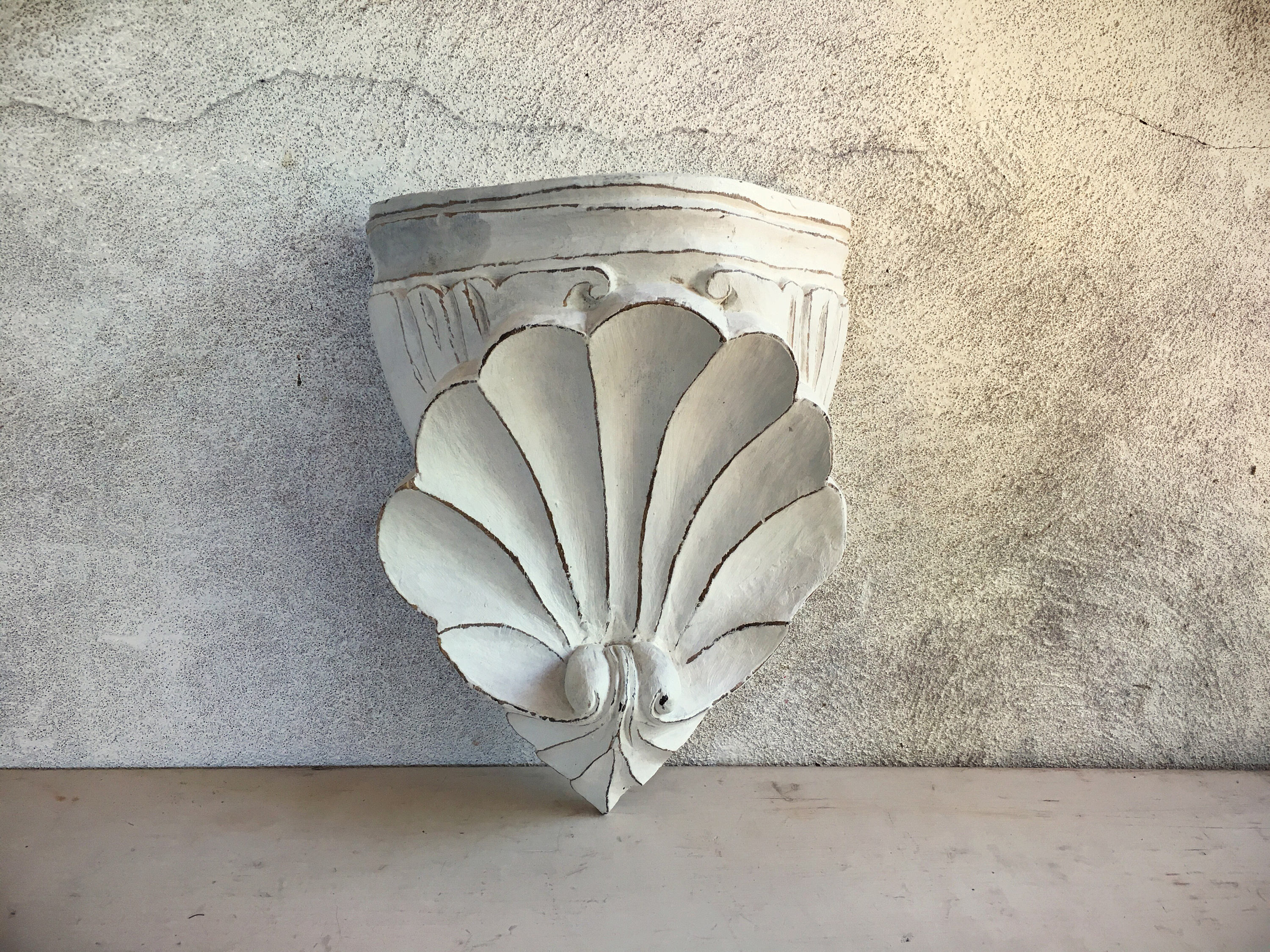 Vintage carved wood corbel shelf, architectural salvage ... Vintage carved wood corbel shelf, architectural salvage ... on Wooden Wall Sconce Shelf Decorating id=16632