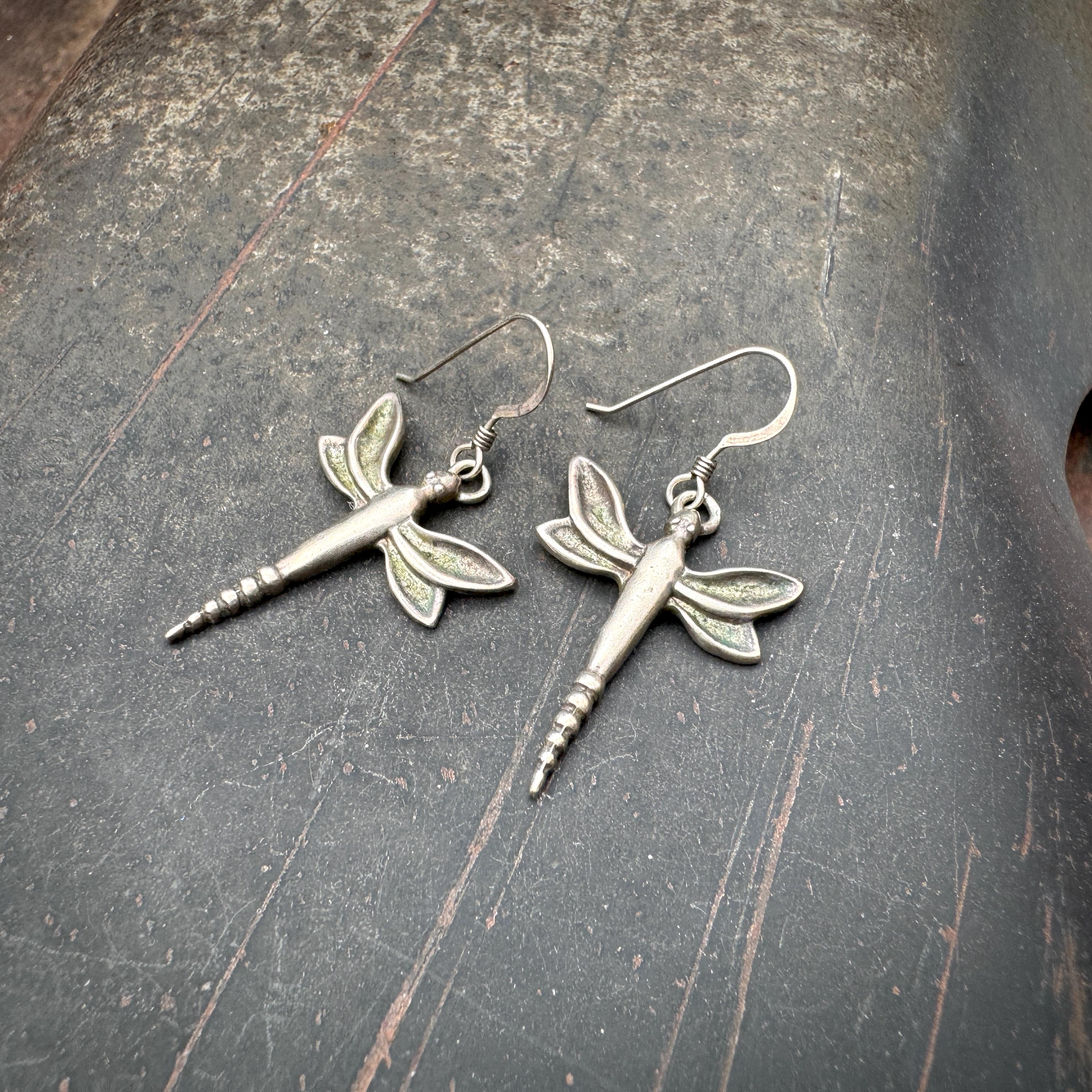 Huge Heavy Vitnage Native American Navajo Dragonfly Sterling Silver Necklace Huge Heavy Vitnage Native American Navajo Dragonfly Sterling Silver Necklace