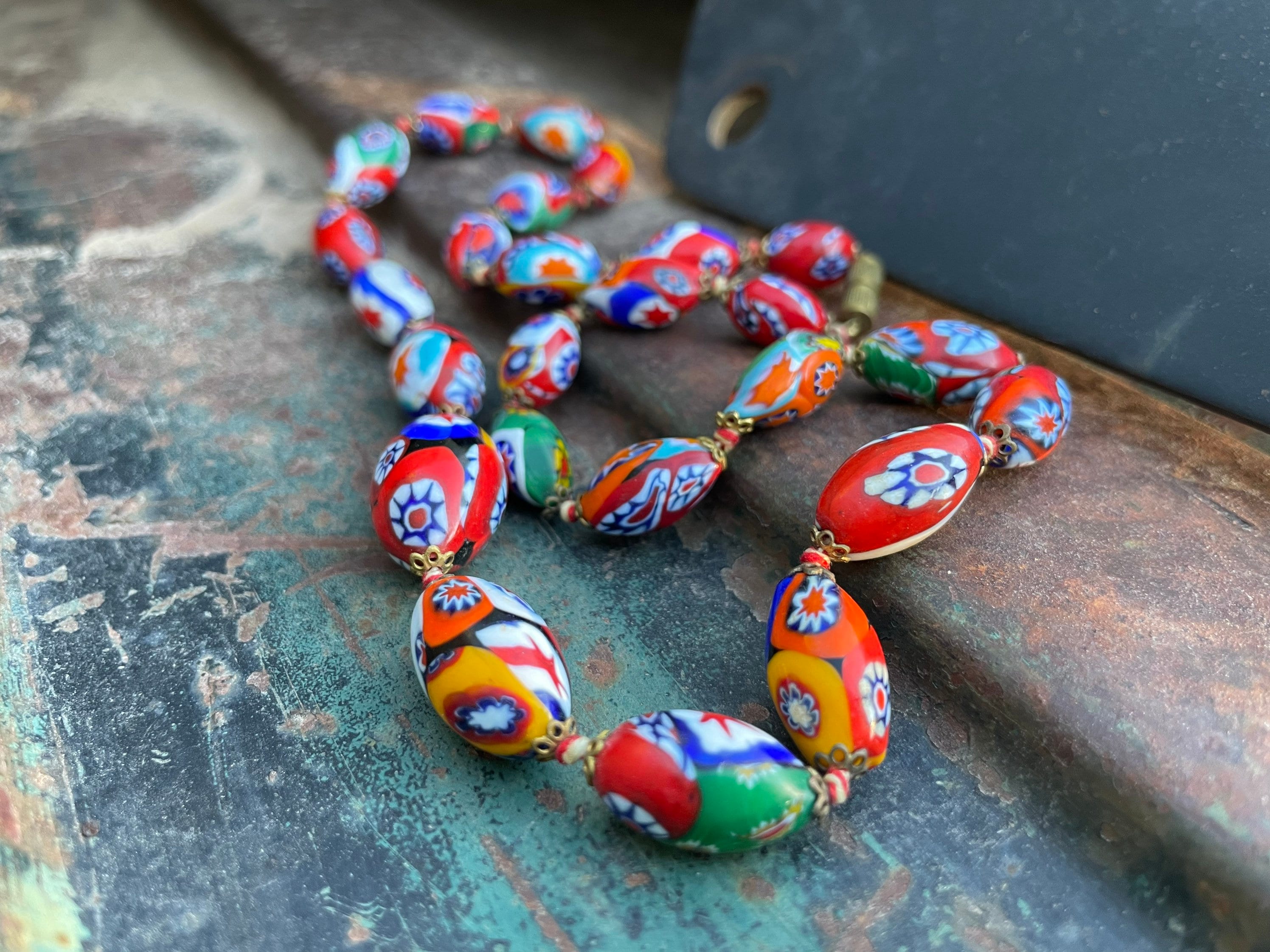 Vintage millefiori hotsell jewelry