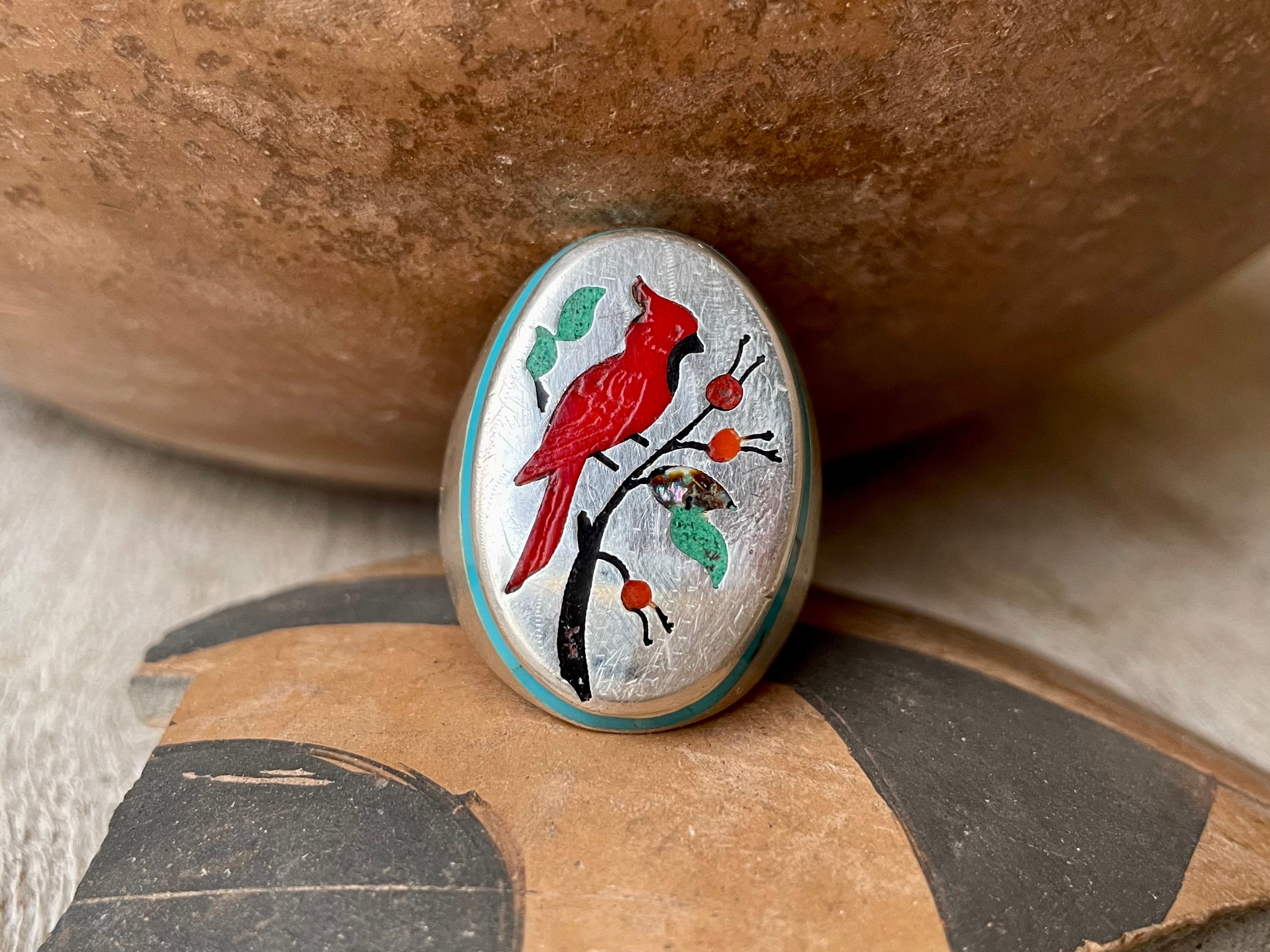 Important Henry Barber Vintage Native American Jewelry Navajo Turquoise Sterling Silver Inlay Bracelet Important Henry Barber Vintage Native American Jewelry Navajo Turquoise Sterling Silver Inlay Bracelet