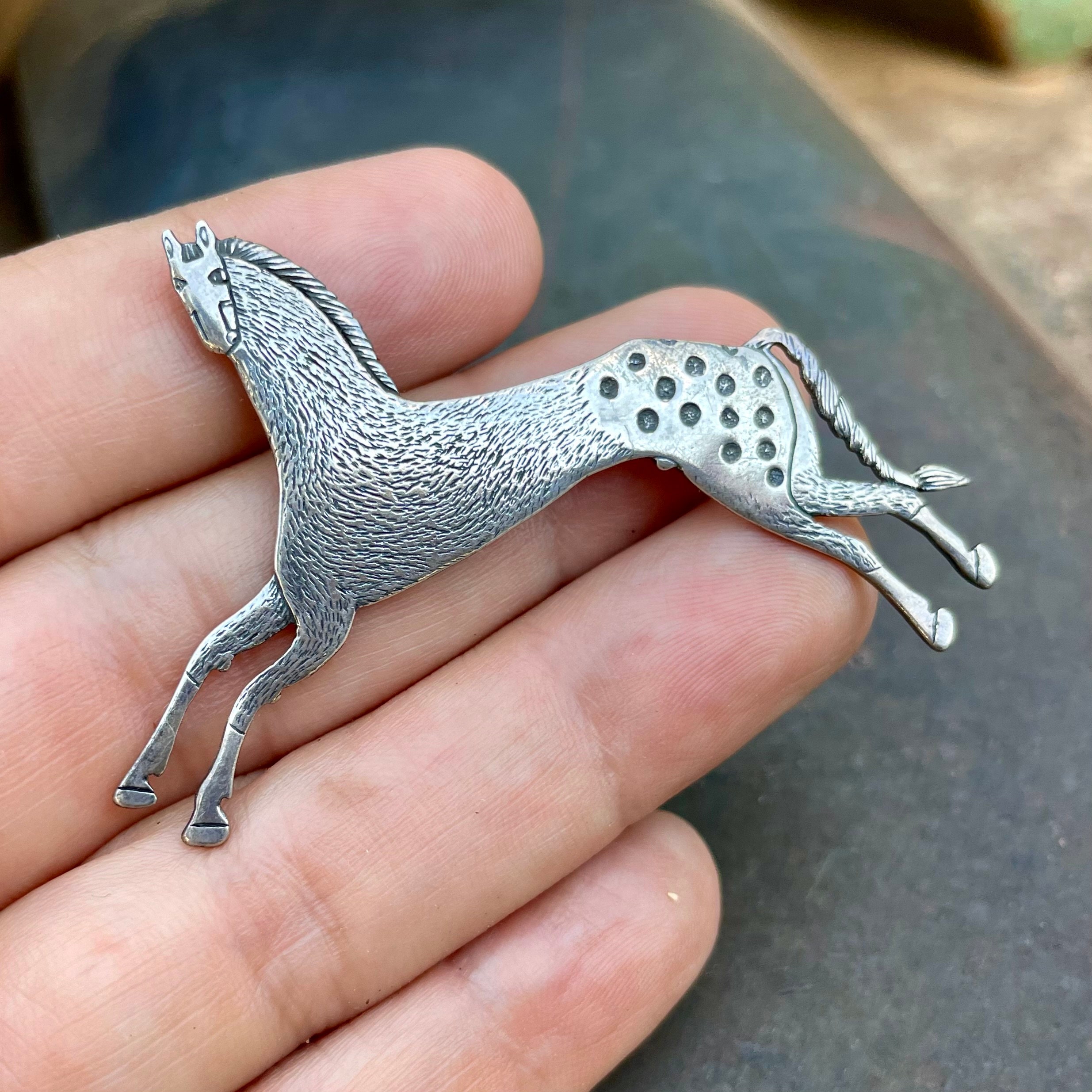 Detailed Detailed!! Vintage Native American Jewelry Navajo Horse Sterling Silver Earrings Detailed Detailed!! Vintage Native American Jewelry Navajo Horse Sterling Silver Earrings