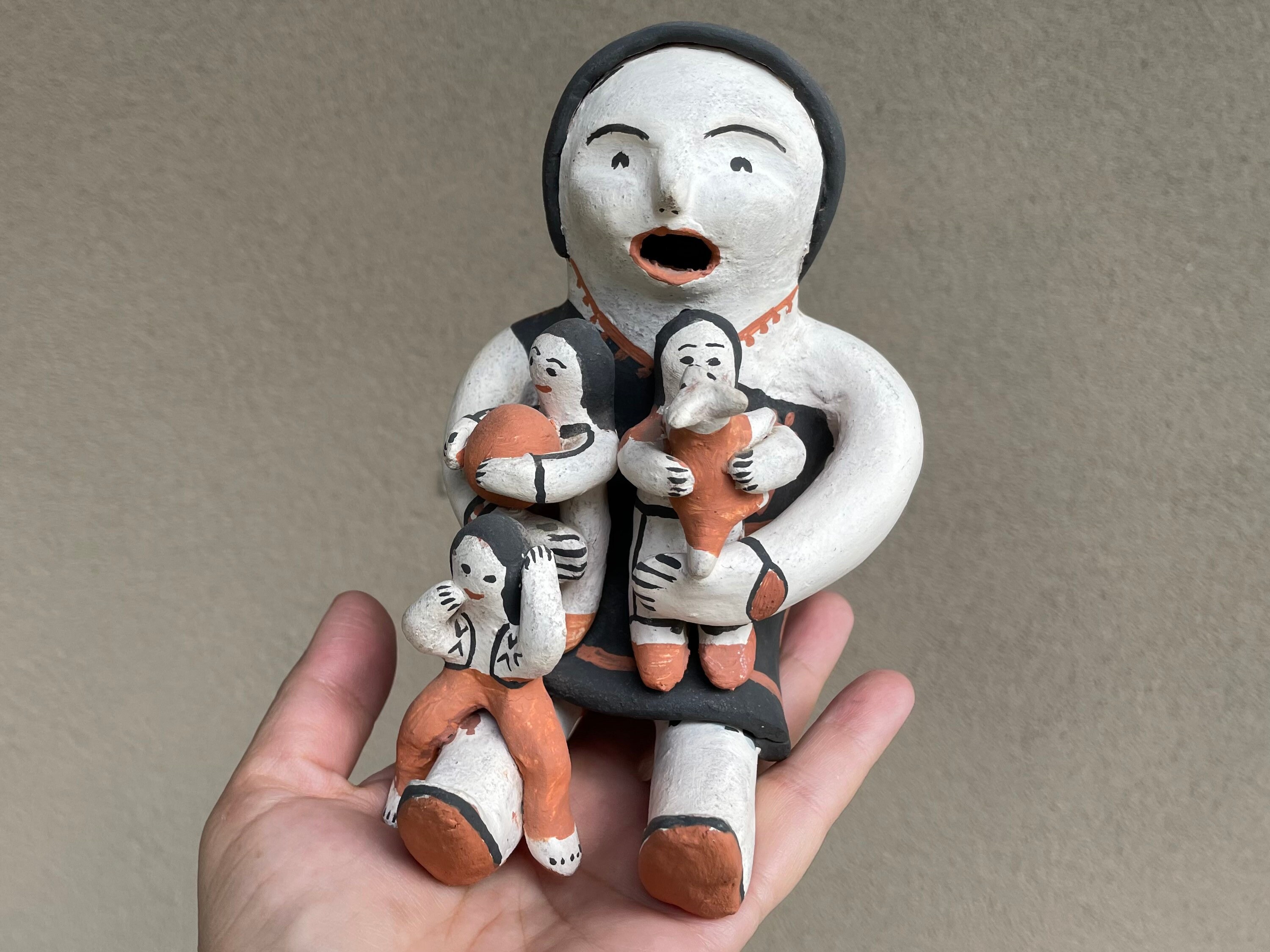 1970s Cochiti Pueblo Storyteller Sculpture by Mary Frances Herrera