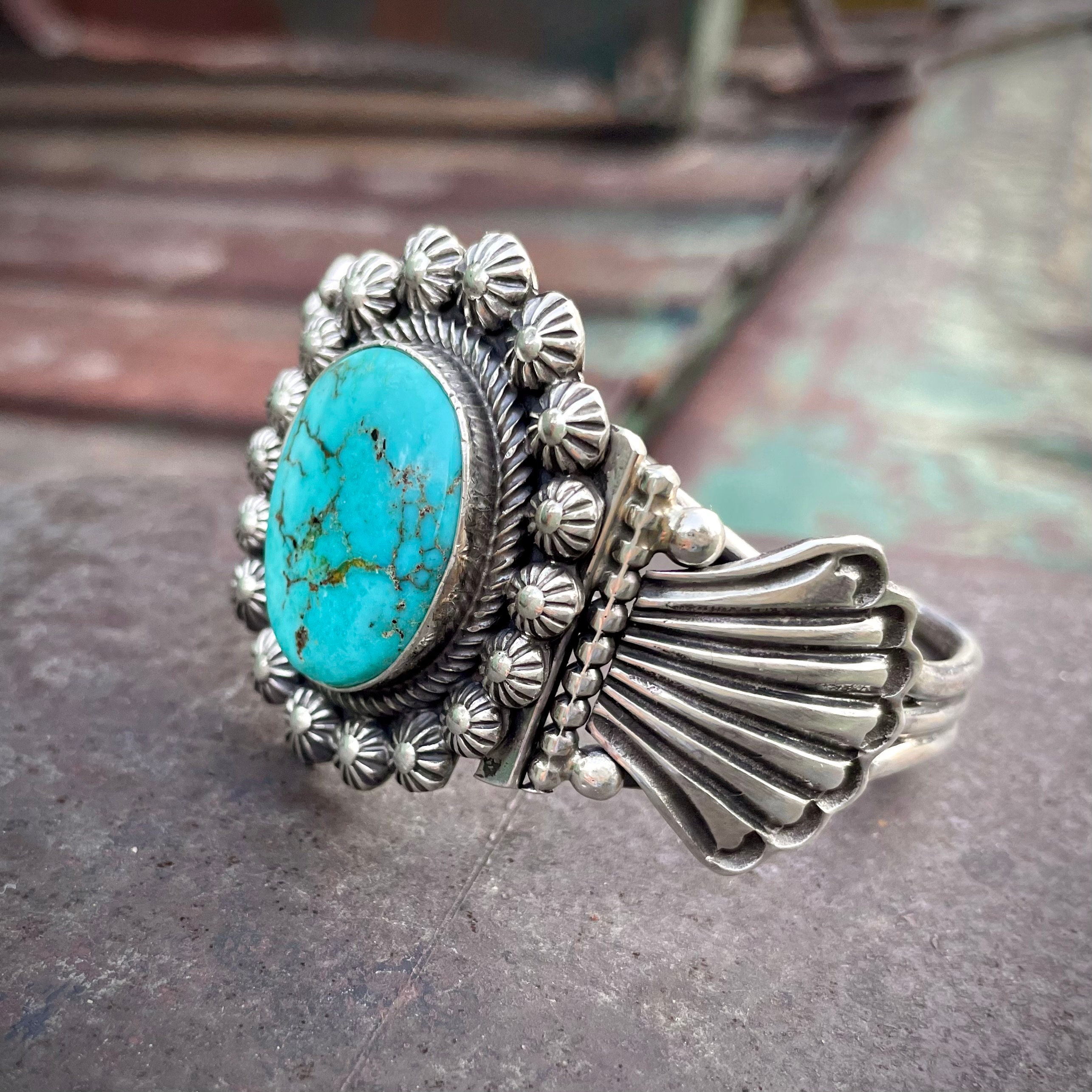 Spiderweb Perfection Vintage Navajo Turquoise Native American Jewelry Silver Bracelet Old Spiderweb Perfection Vintage Navajo Turquoise Native American Jewelry Silver Bracelet Old