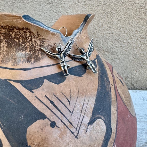 Three-Dimensional Sterling Silver Eagle Dancer Da… - image 3