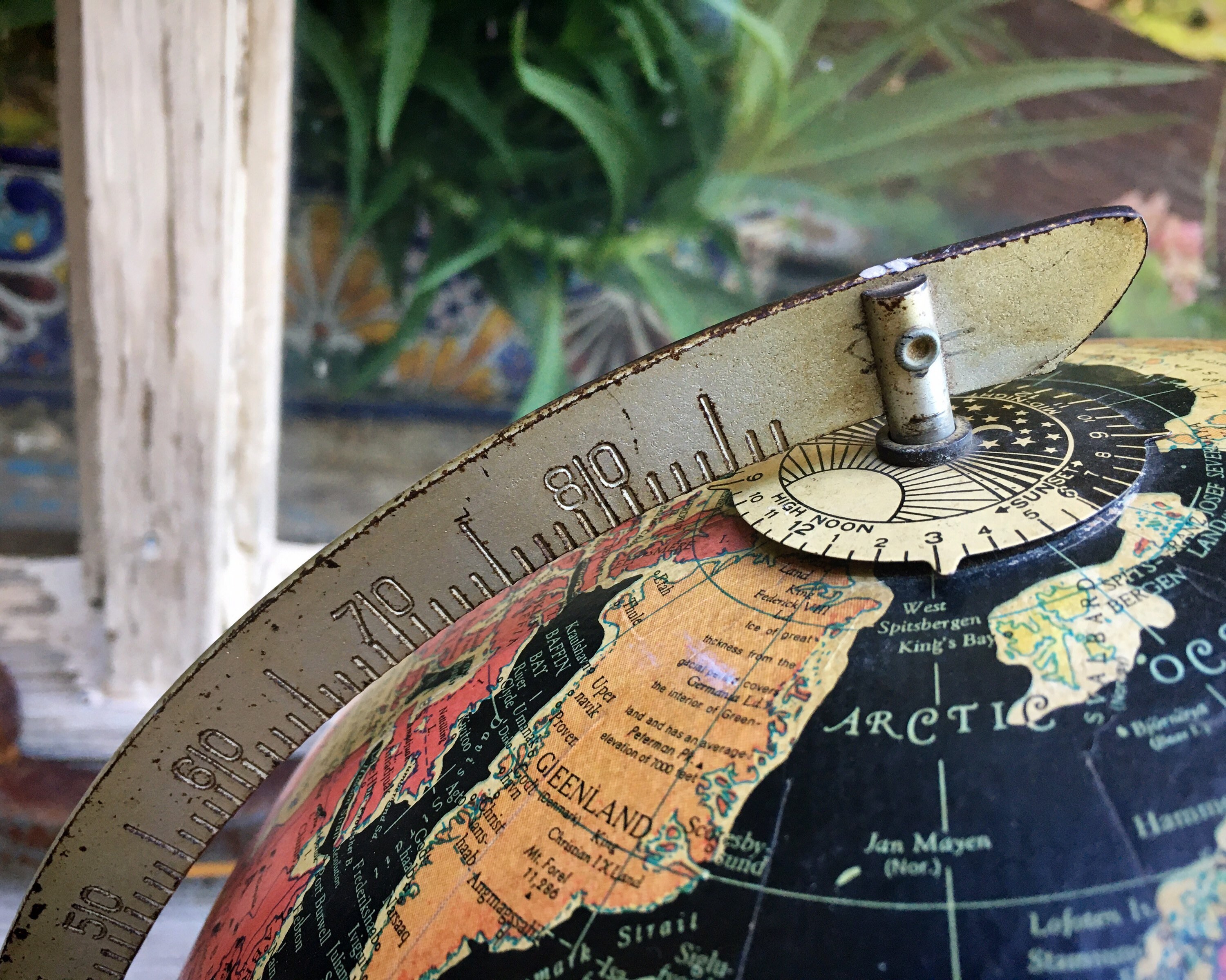 Rare Black Seas Replogle 12 Precision Globe Circa Late 1930s Pre 