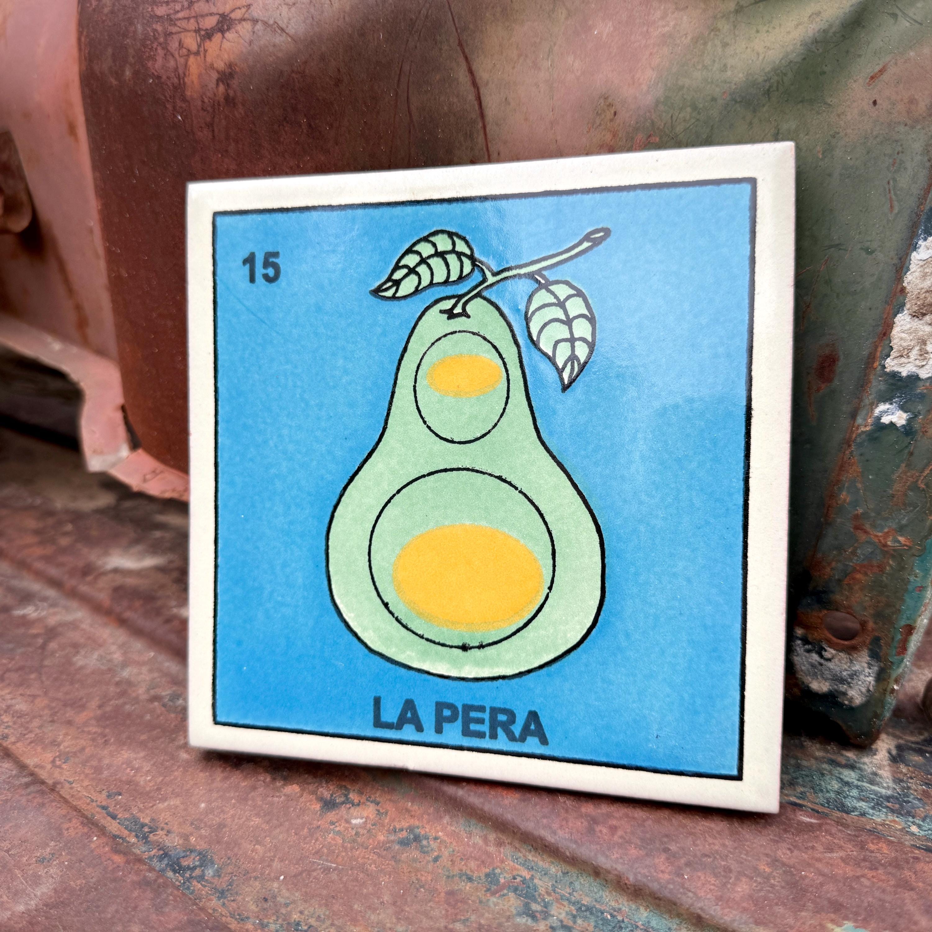 La Pera Loteria Card Themed Tee La Pera Loteria Card Themed Tee