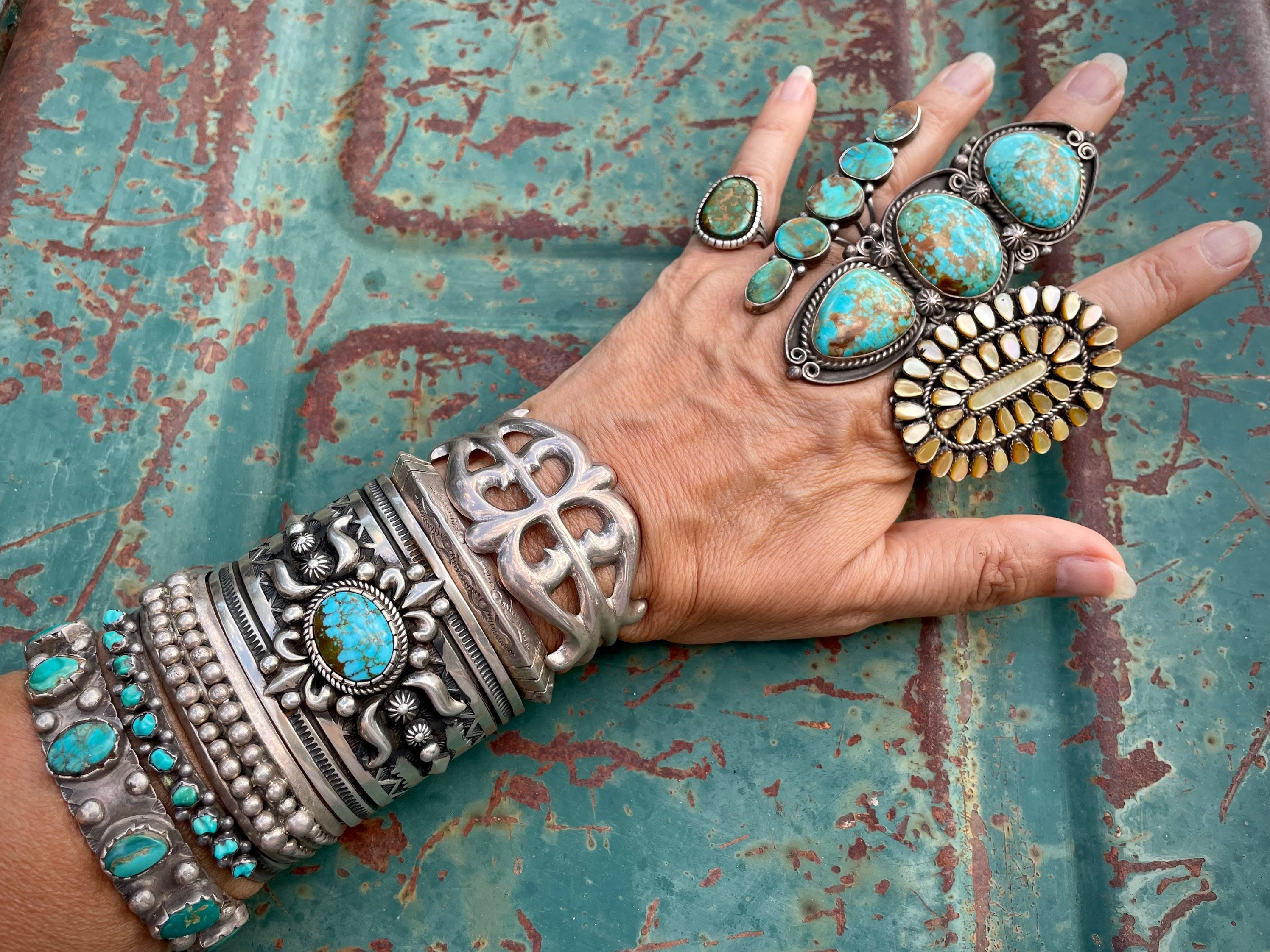 Sterling Silver Mehindi Cuff Bracelet Sterling Silver Mehindi Cuff Bracelet