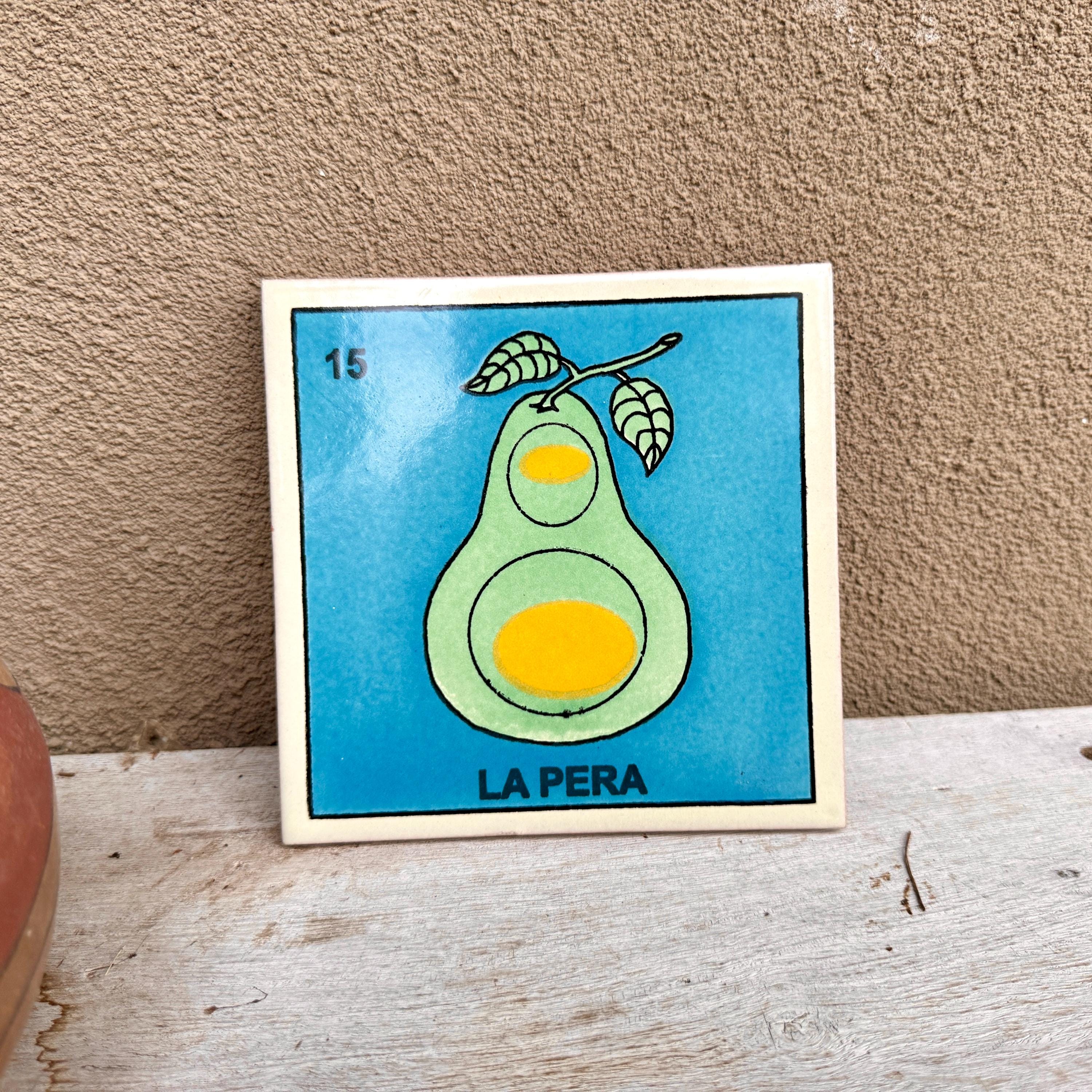 La Pera Loteria Card Themed Tee La Pera Loteria Card Themed Tee
