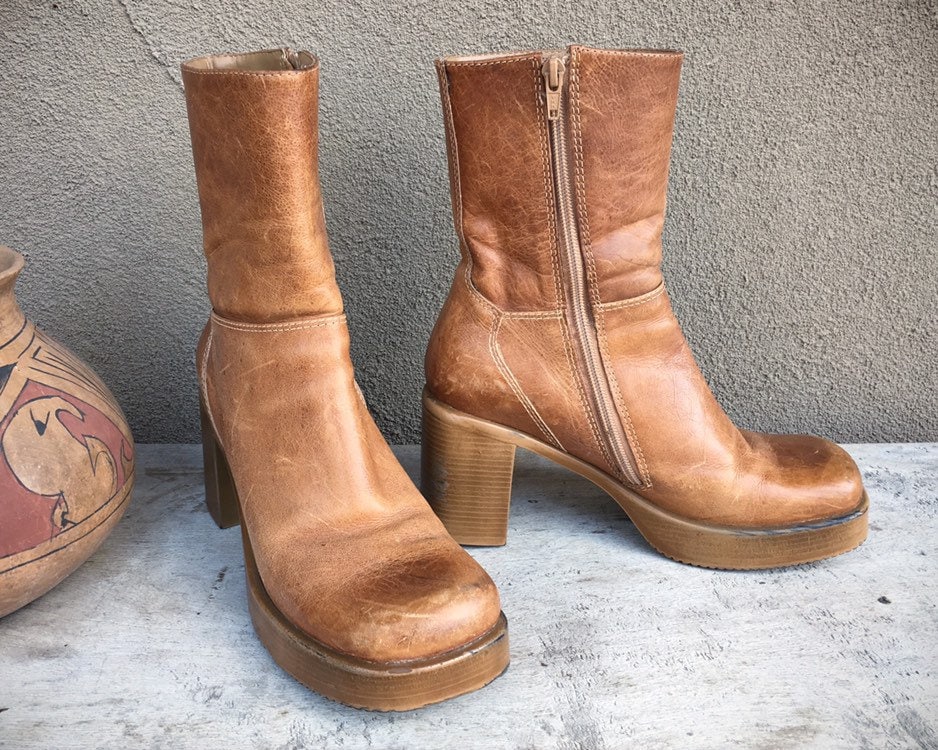 steve madden chunky heel platform