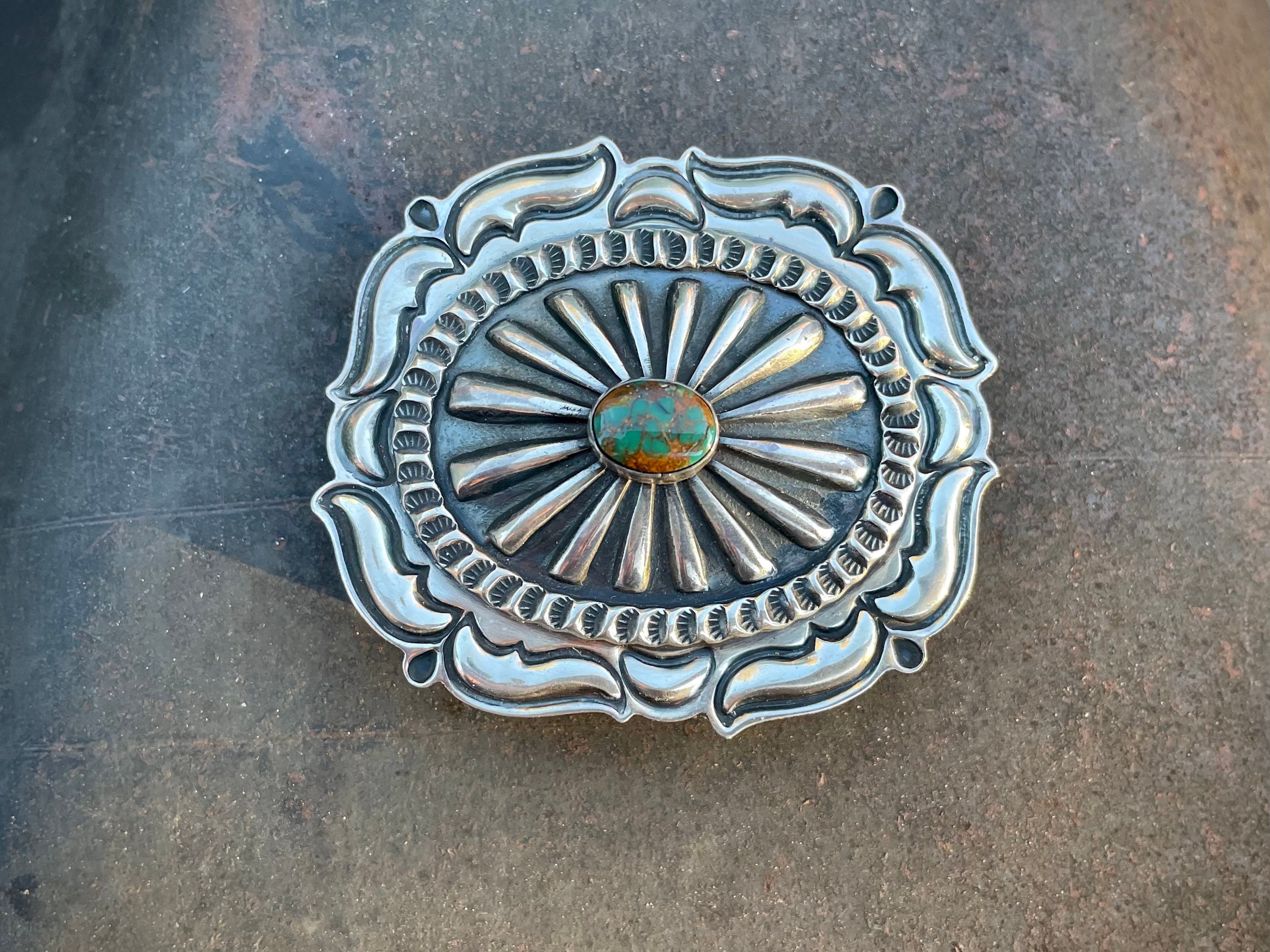 Important Gary Reeves Vintage Native American Navajo Turquoise Sterling Silver Concho Belt Old Important Gary Reeves Vintage Native American Navajo Turquoise Sterling Silver Concho Belt Old