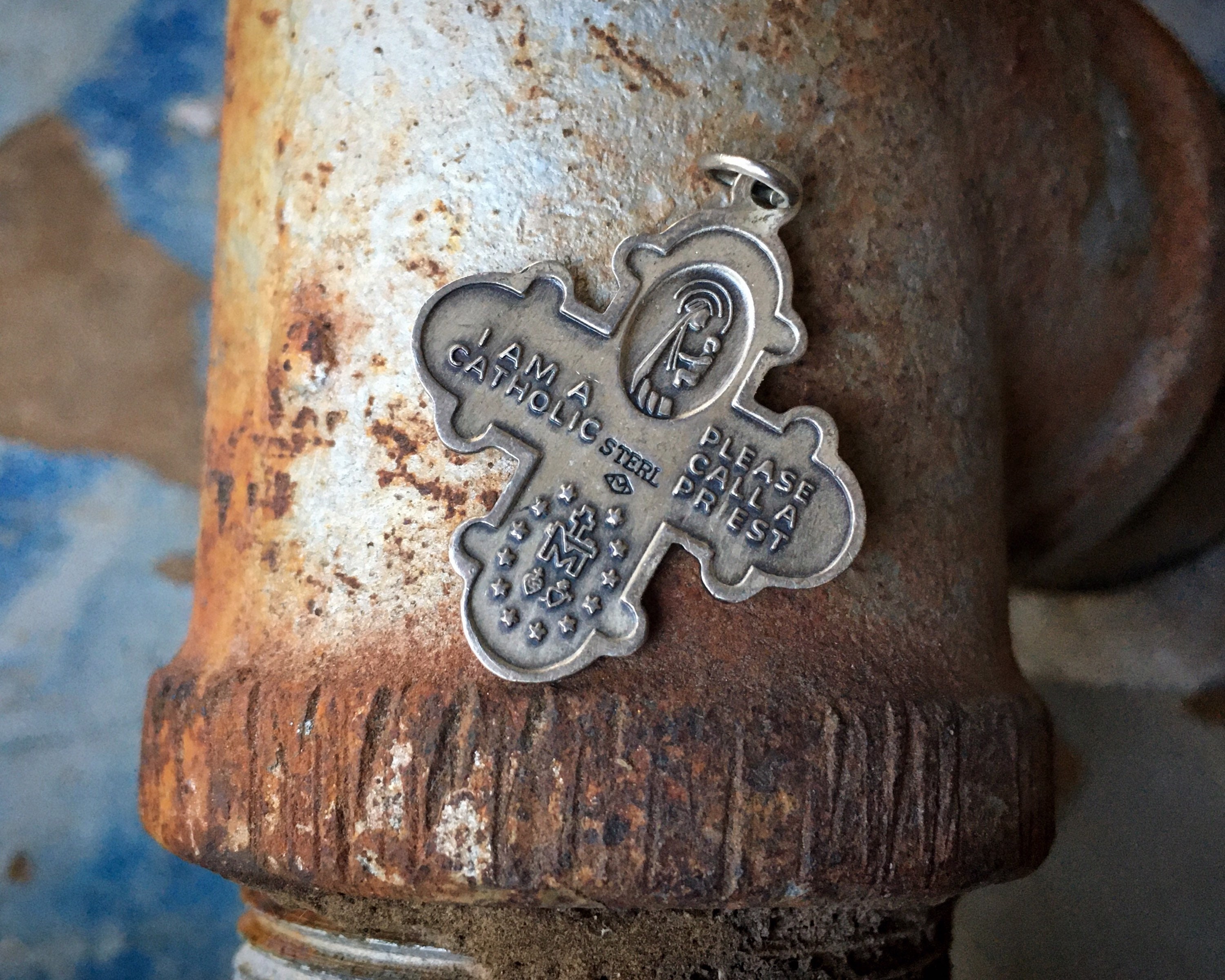 I am a catholic please call a priest pendant best sale