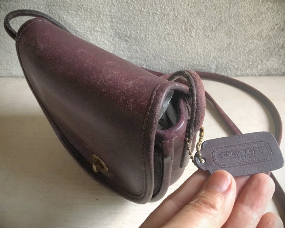Coach shop burgundy crossbody