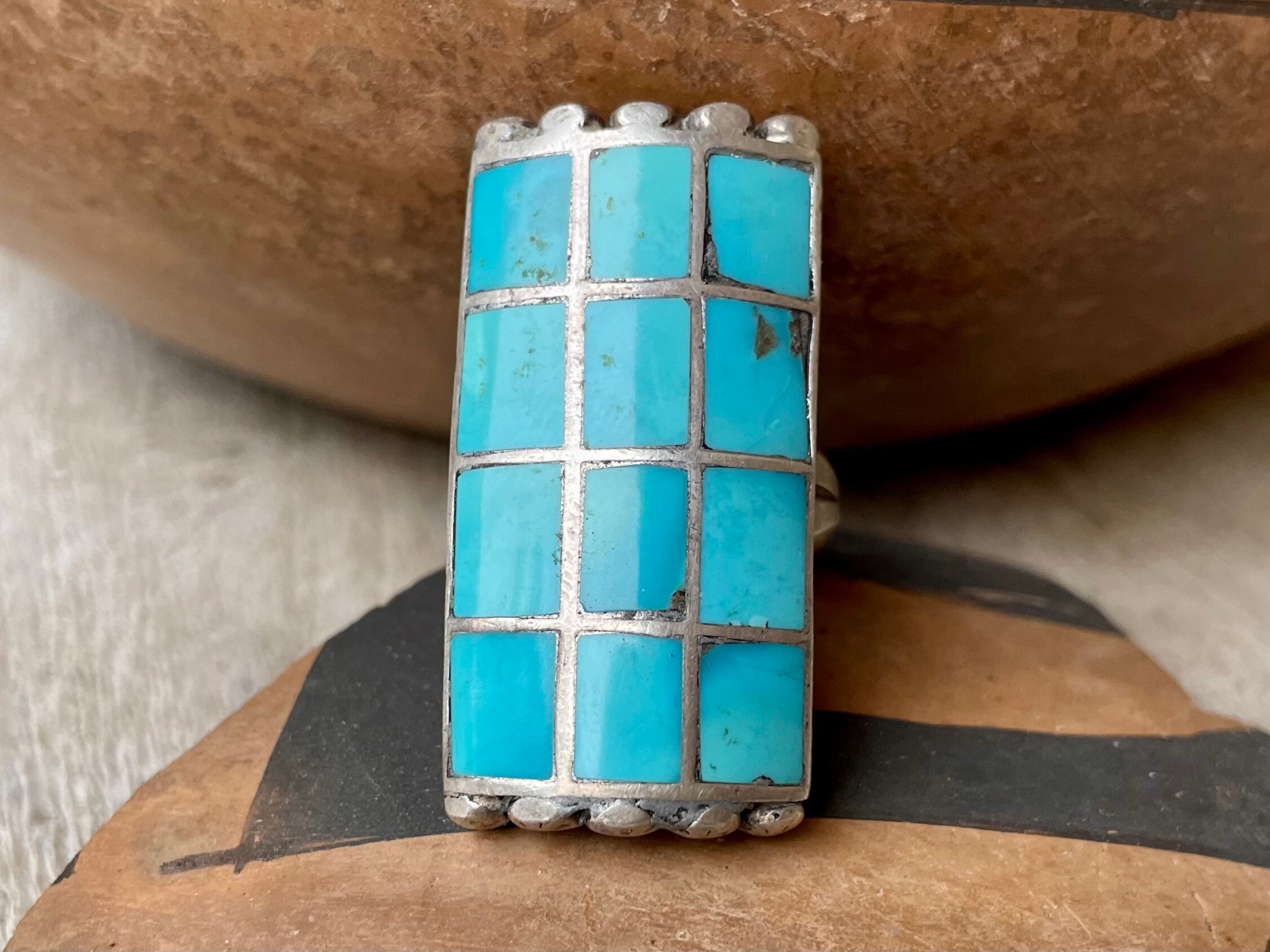 Fab Vintage Zuni checkerboard Inlay Native American Jewelry Silver Bracelet Fab Vintage Zuni checkerboard Inlay Native American Jewelry Silver Bracelet