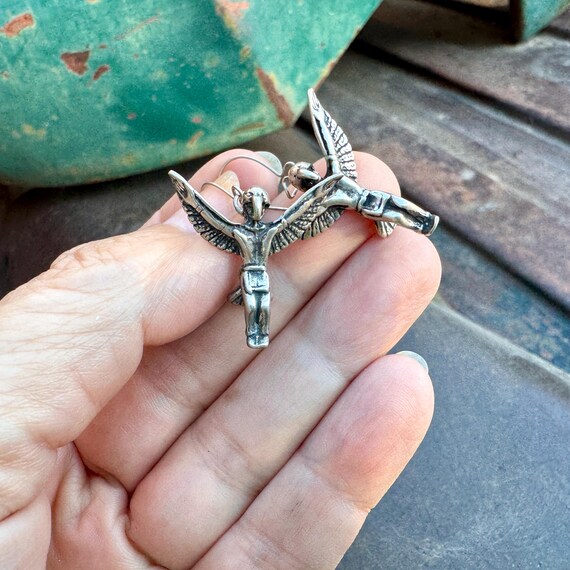 Three-Dimensional Sterling Silver Eagle Dancer Da… - image 2