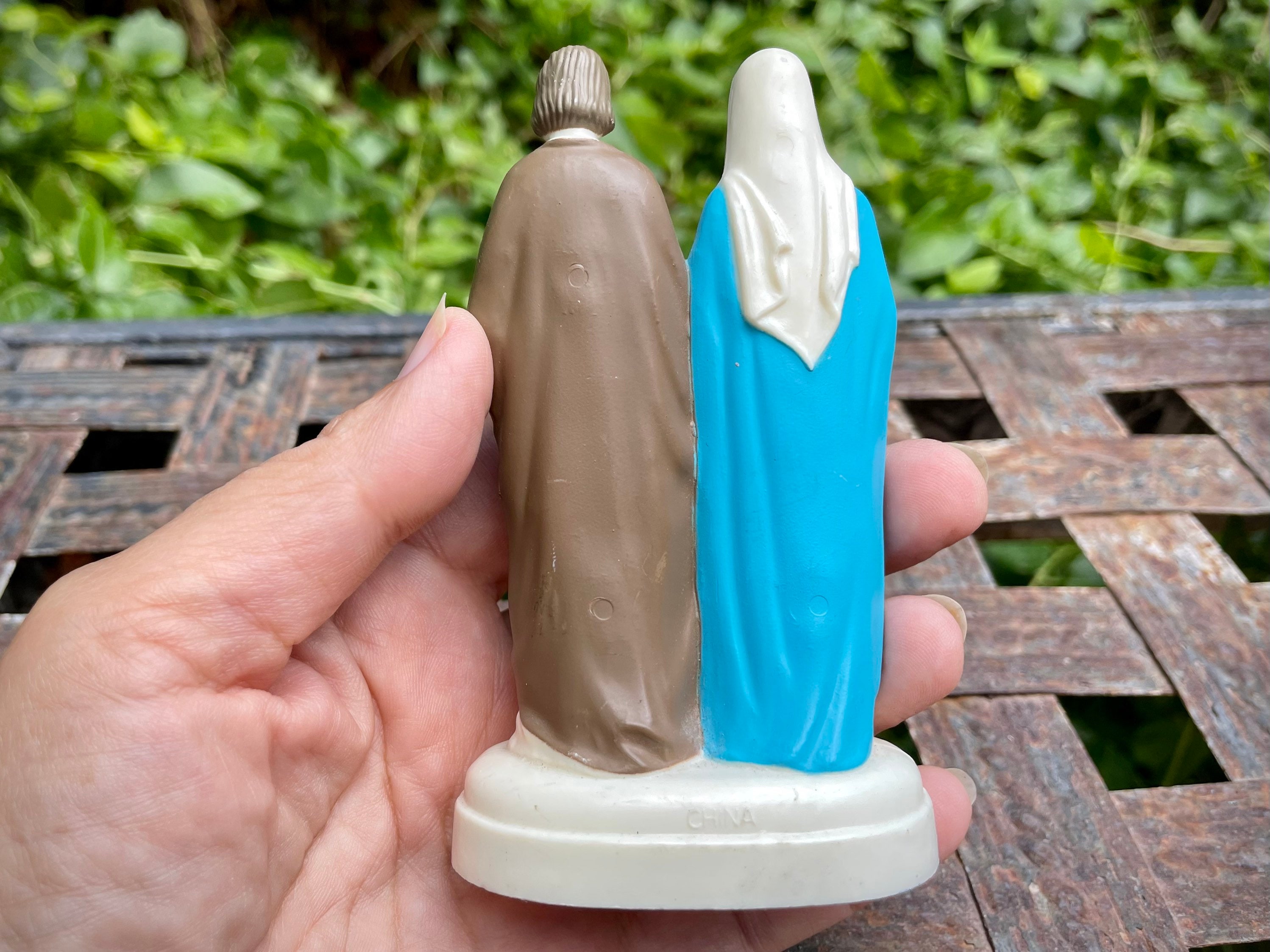 Holy Family Jesus Mary Joseph Religious Figurine Miniature