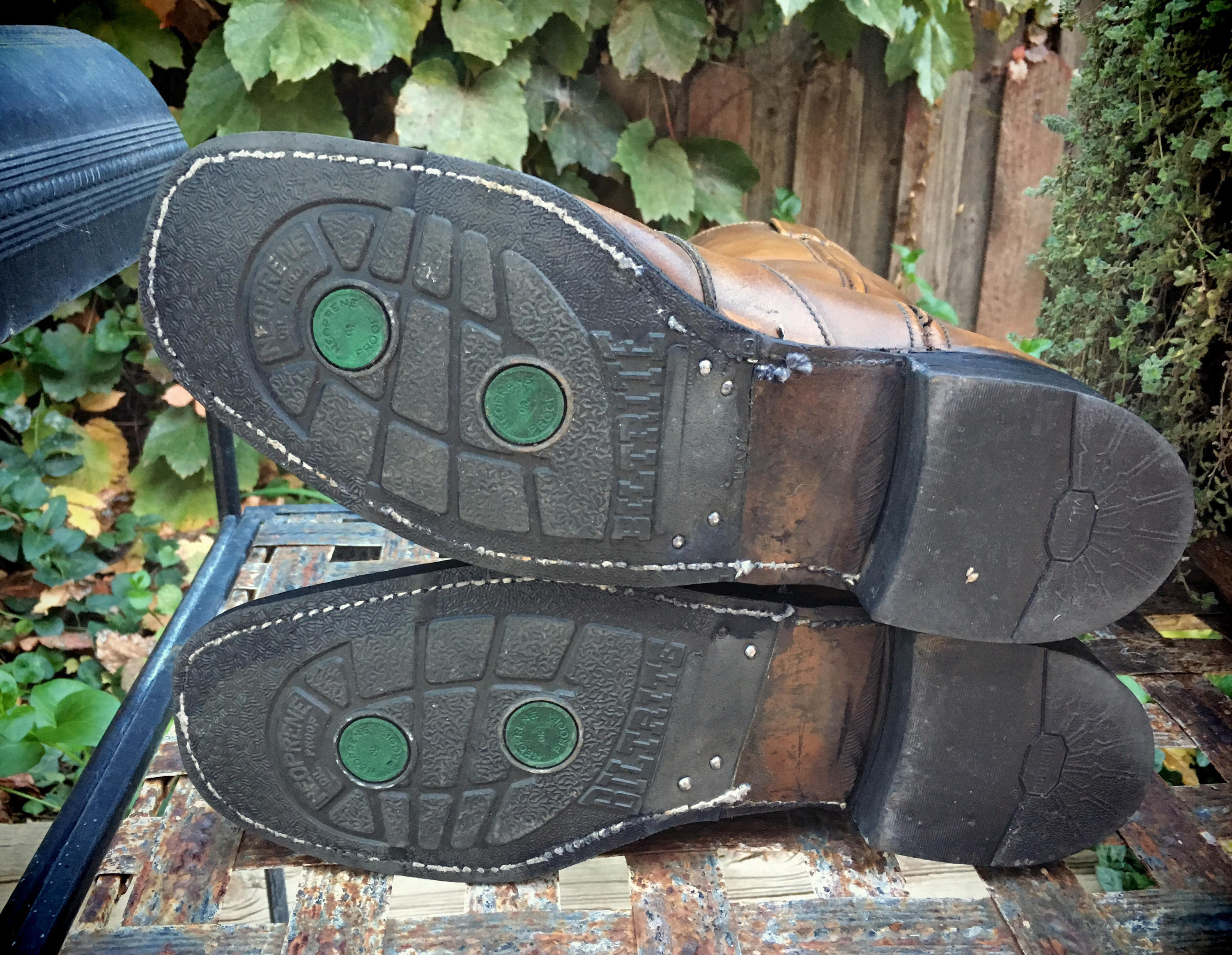 Vintage Texas Brand Boots with Buckles Men's Size 10 D Brown Leather ...