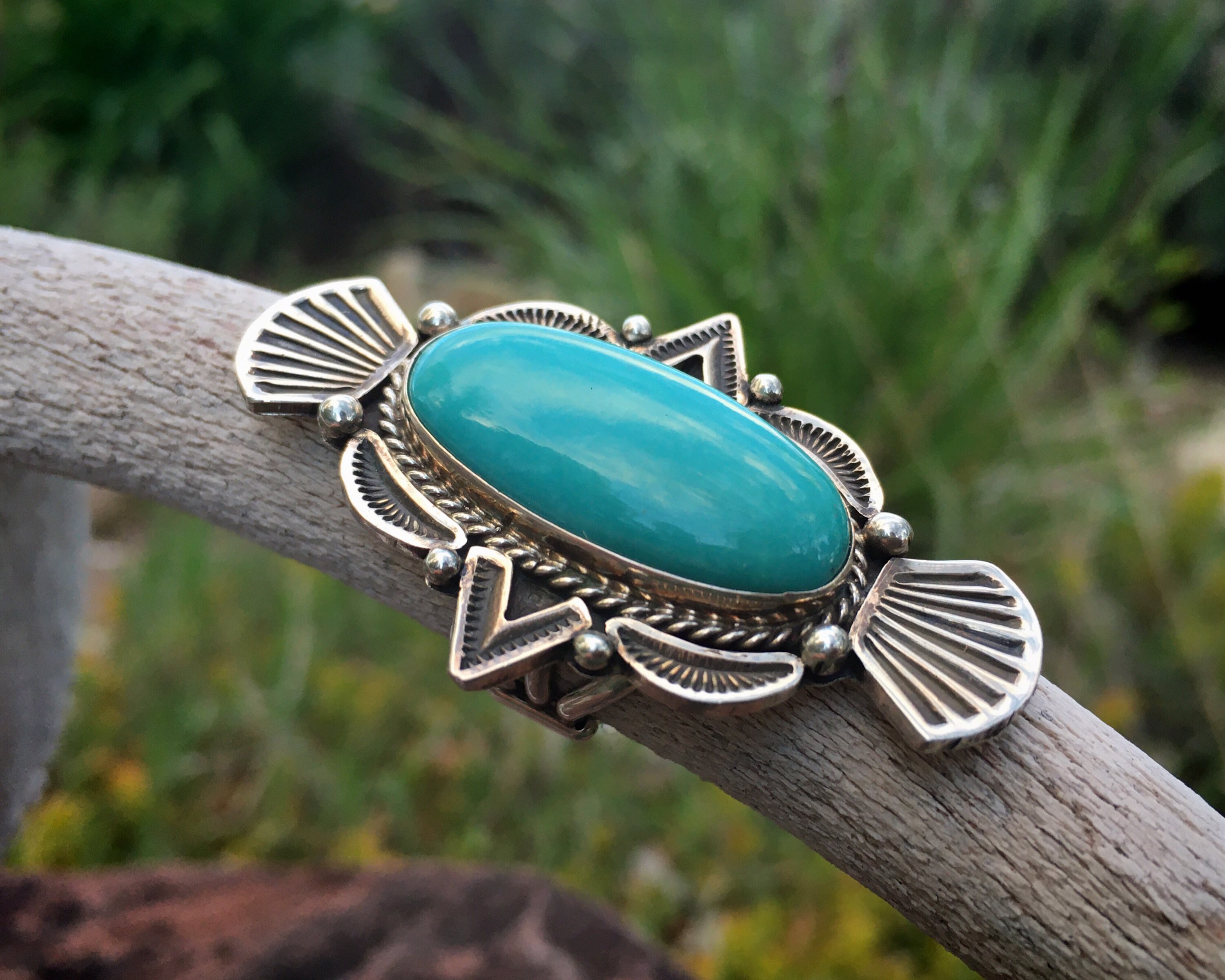 Navajo Michael & Rose Calladitto Turquoise Ring Size 6 for ...