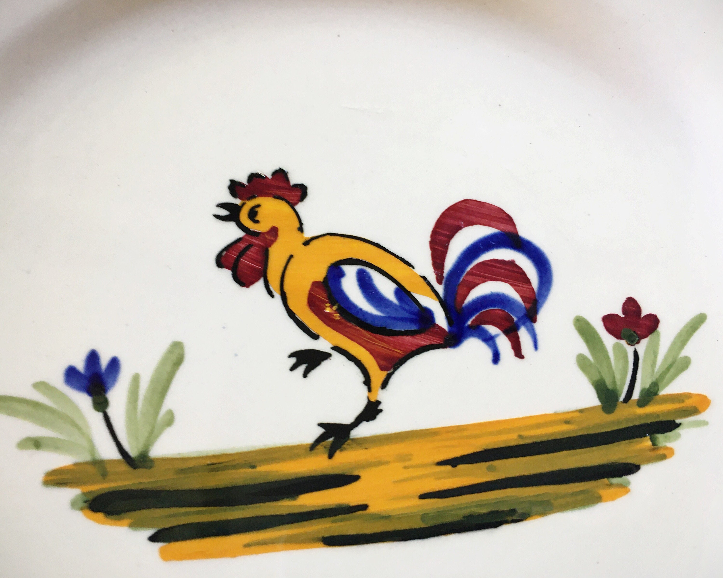 Rooster hot sale salad plates