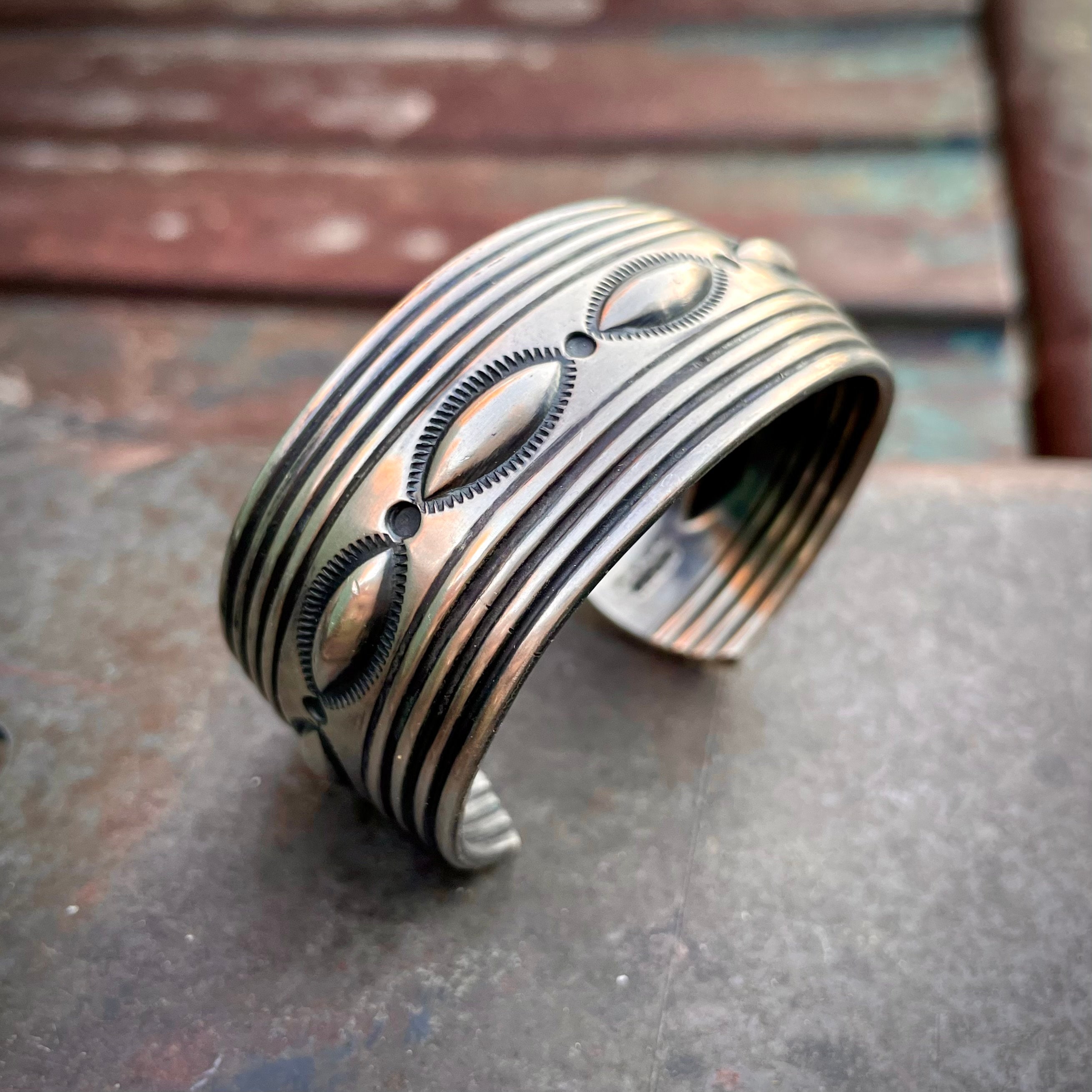 One Of The Most Detailed Native American Navajo Repoussed Sterling Silver Bracelet Cuff One Of The Most Detailed Native American Navajo Repoussed Sterling Silver Bracelet Cuff