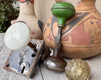 Instant Collection Old Door Knobs, Non-Working, Use as Salvage Industrial Decor