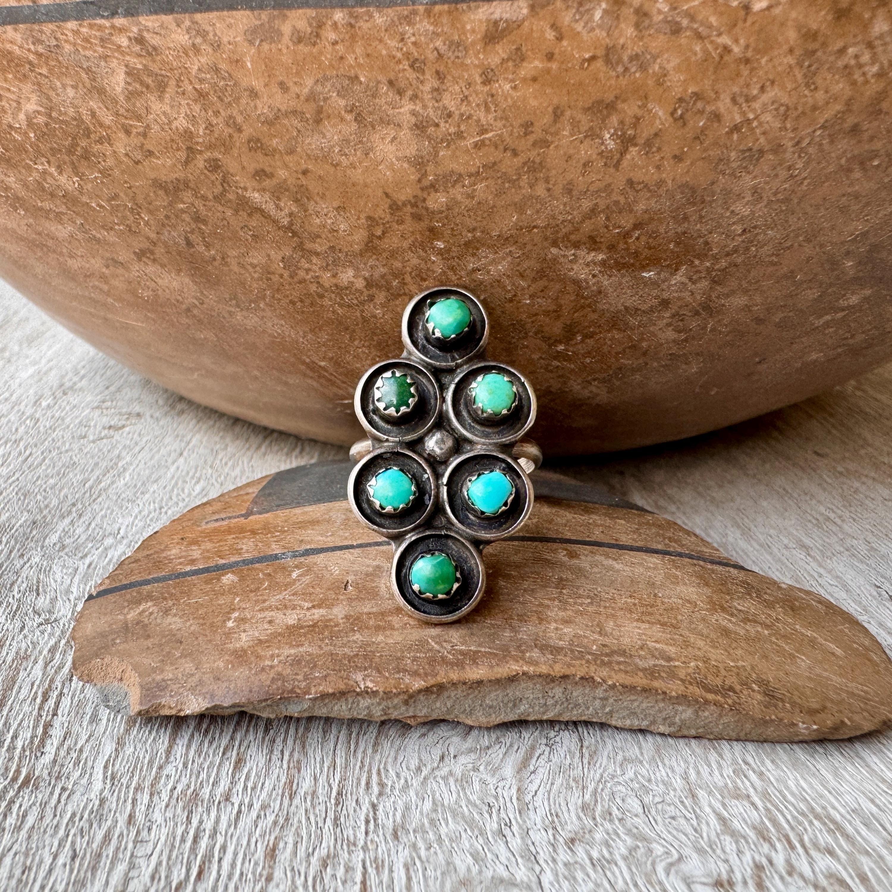 Dot to Dot Turquoise Sterling Silver Ring Dot to Dot Turquoise Sterling Silver Ring