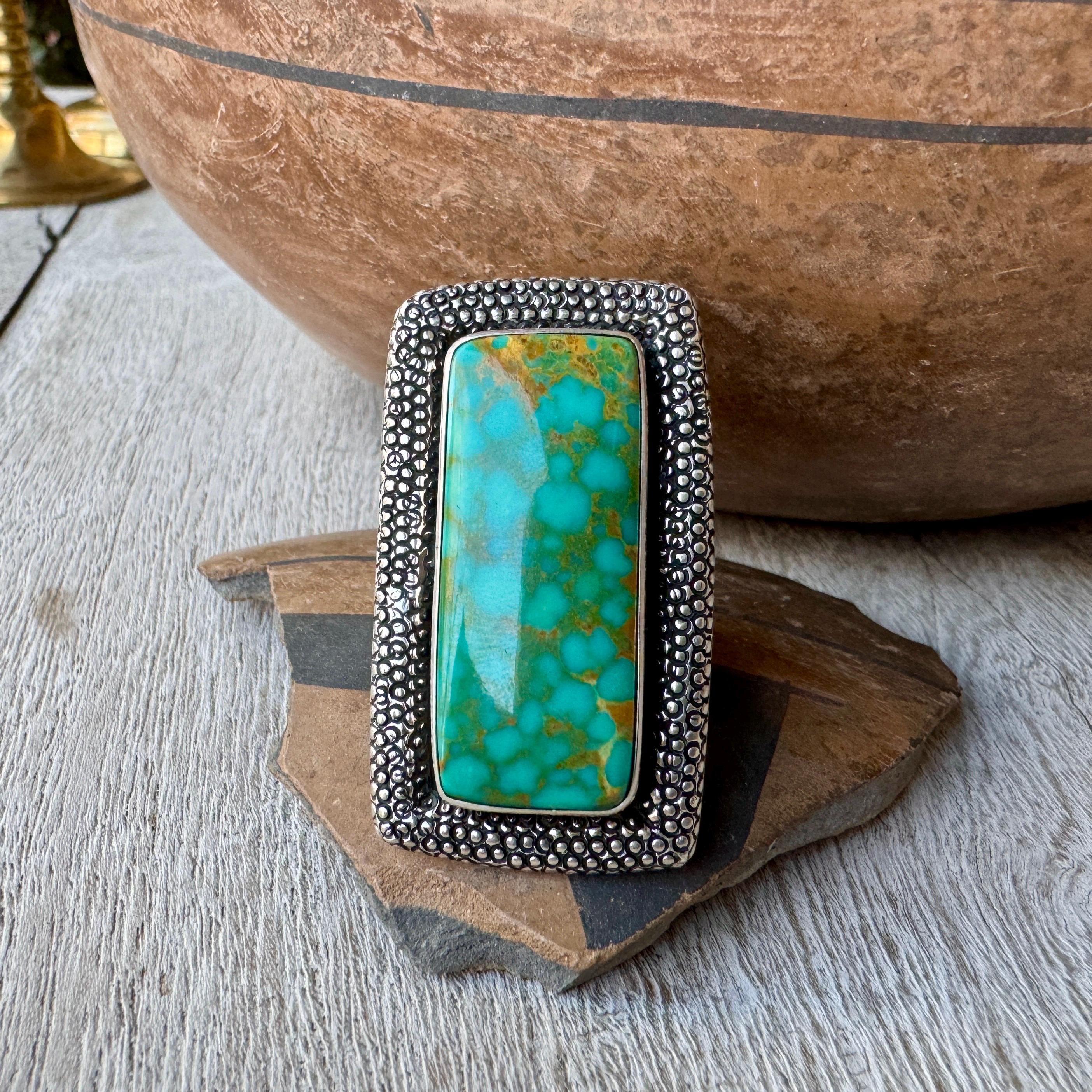 Native American Stunning Chunky Spiderweb Turquoise Sterling Silver Necklace Old Native American Stunning Chunky Spiderweb Turquoise Sterling Silver Necklace Old