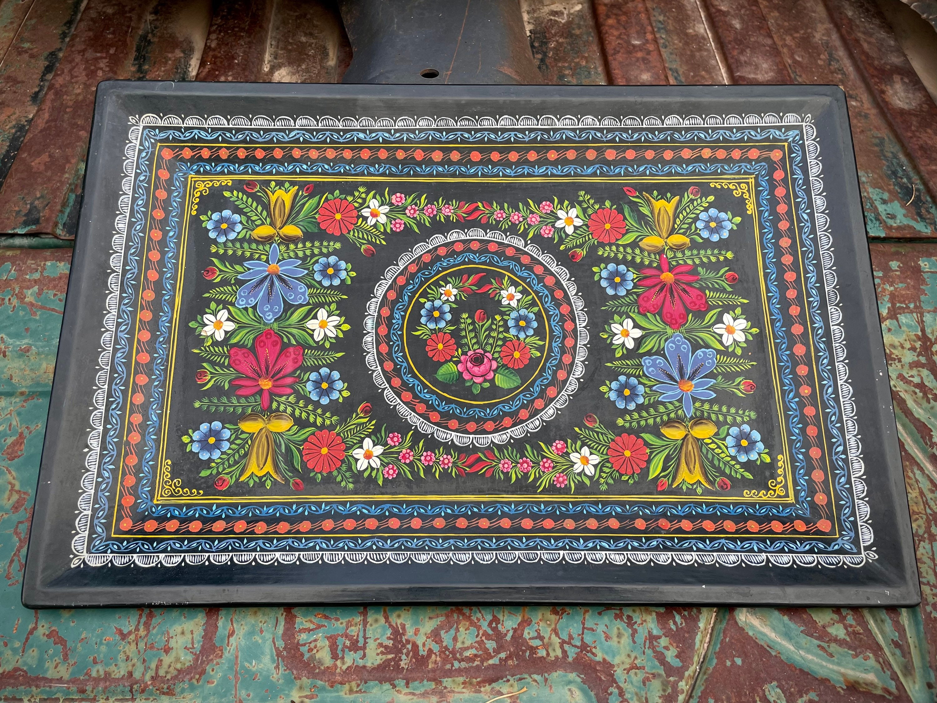 Lacquered Olínala Trays, 3 Sizes – Zinnia Folk Arts