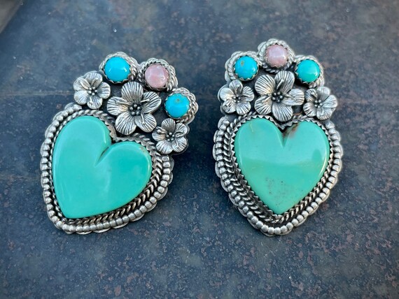 Christmas 925 Sterling Silver Titanium Druzy Quartz Heart Shape Stud Earrings #KD-241 Christmas 925 Sterling Silver Titanium Druzy Quartz Heart Shape Stud Earrings #KD-241