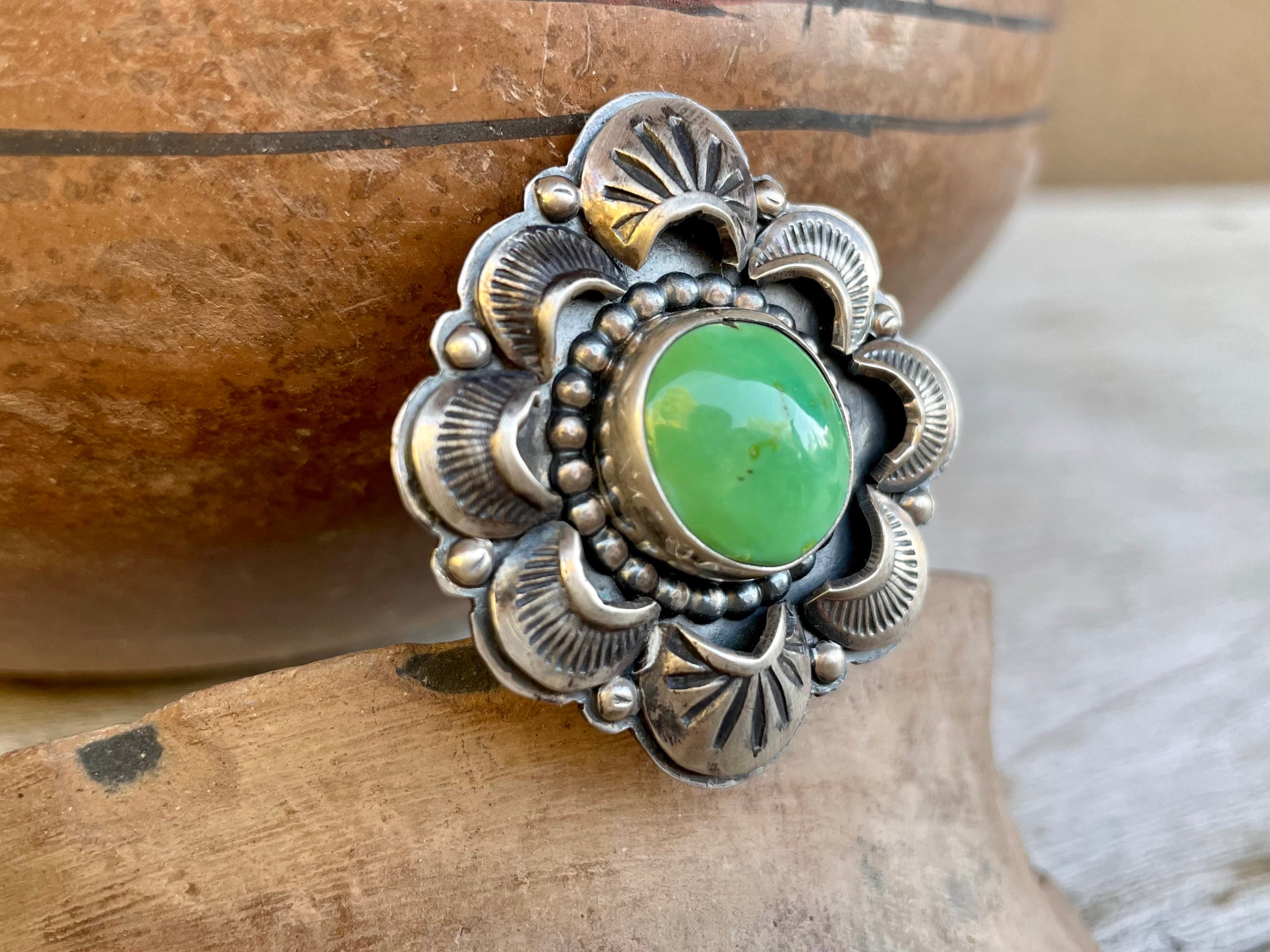 James Lee Vintage Native American Navajo Carico Lake Turquoise Sterling Silver Bracelet James Lee Vintage Native American Navajo Carico Lake Turquoise Sterling Silver Bracelet