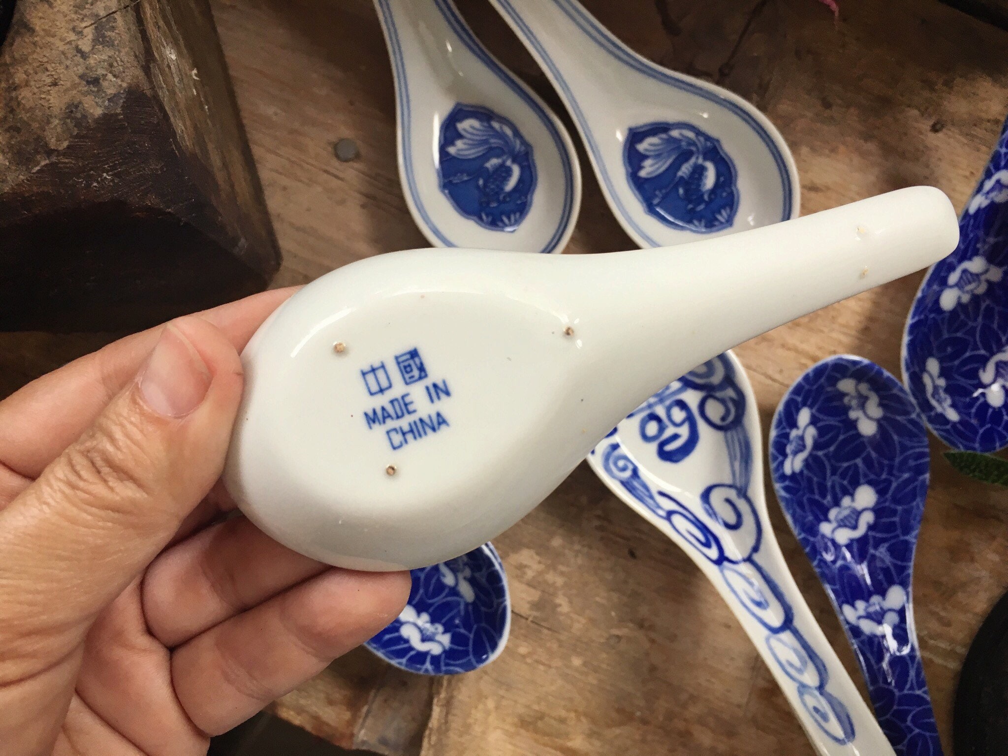 Chinese Spoons Instant Collection Blue and White Chinese Porcelain