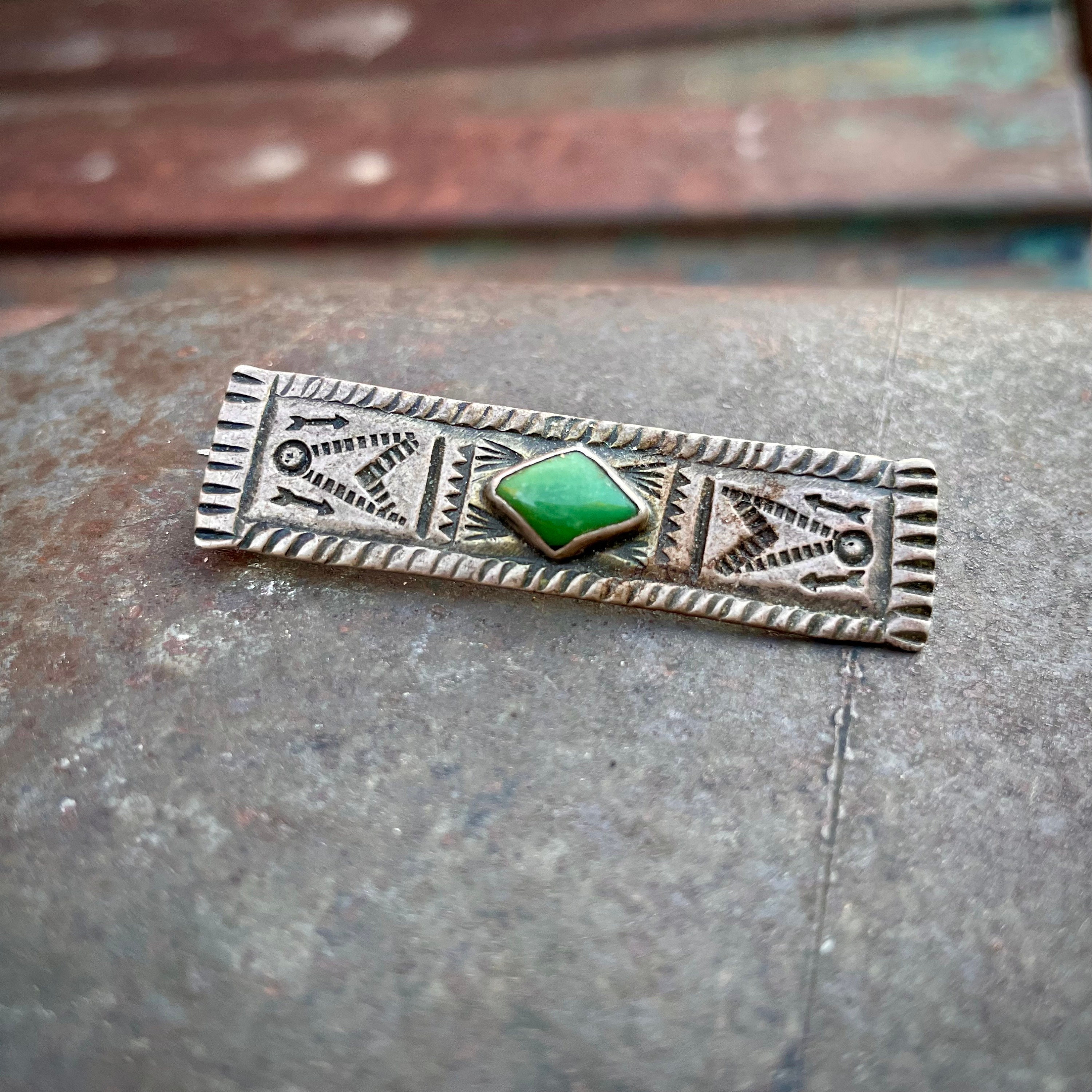 Fabulous Native American Navajo Sterling Silver Handstamped Bars Silver Link Bracelet Fabulous Native American Navajo Sterling Silver Handstamped Bars Silver Link Bracelet