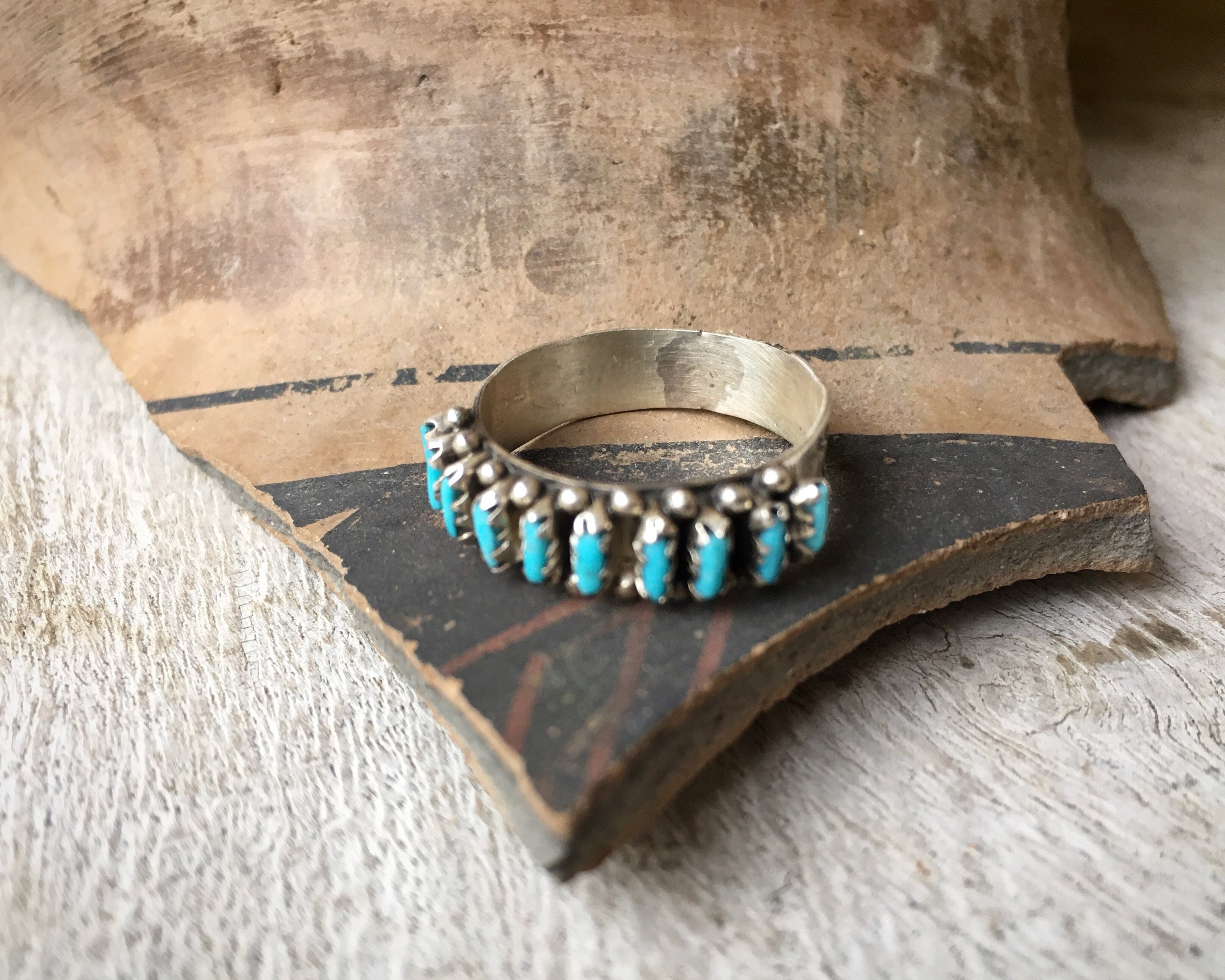 Bright Spot Bronze and Turquoise Ring Bright Spot Bronze and Turquoise Ring