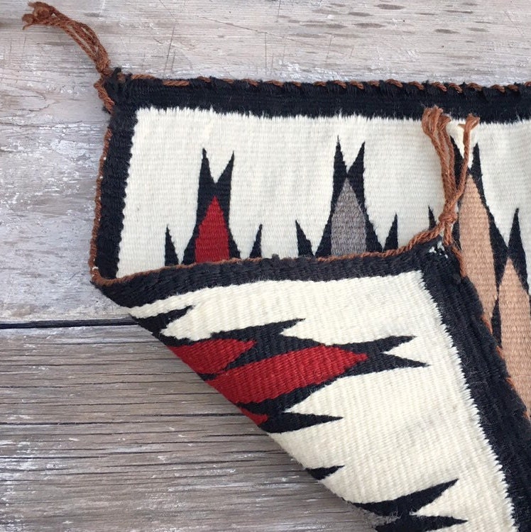 Rare Small American Indian Navajo Rug. Santa Barbara Design Center