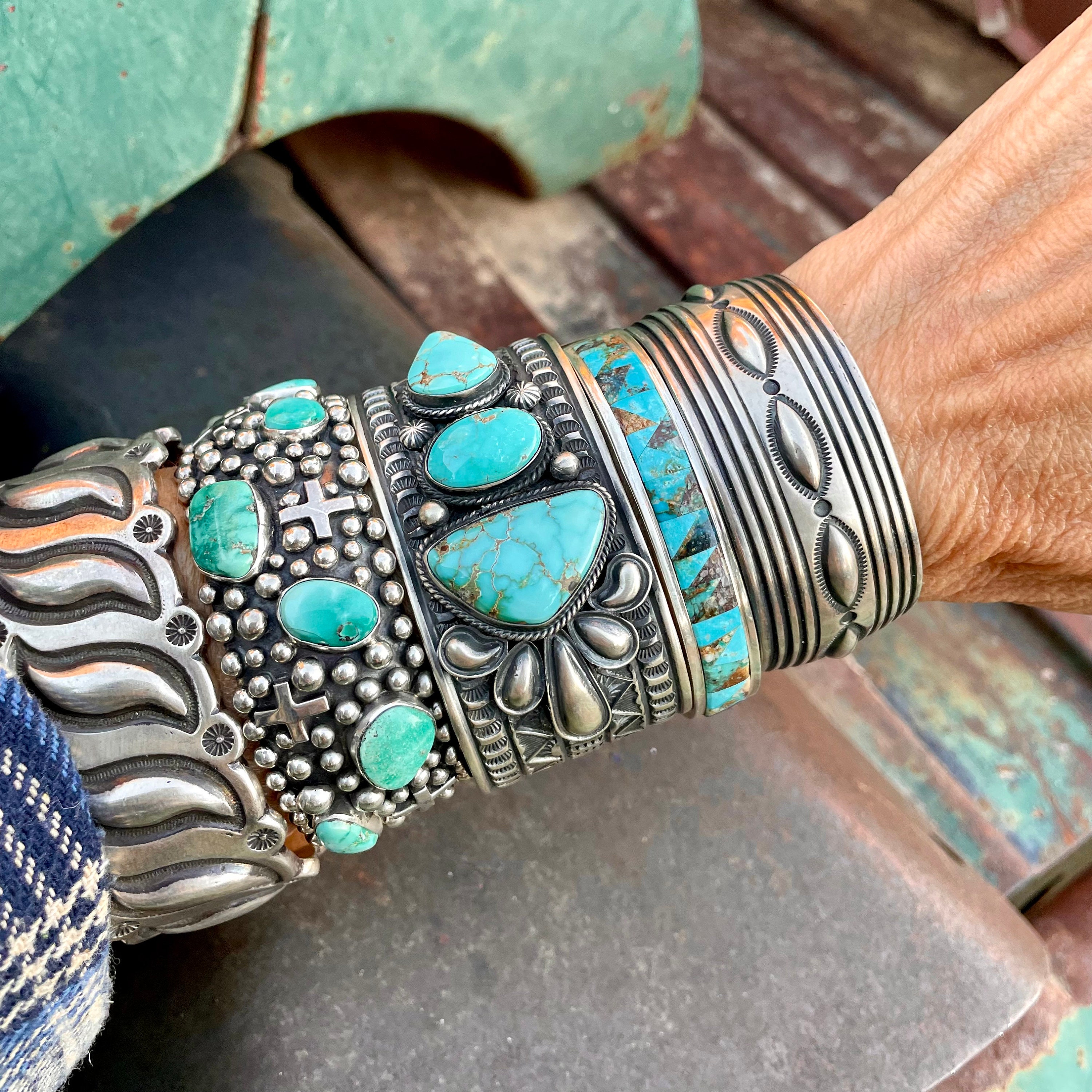 Native silver bracelets deals