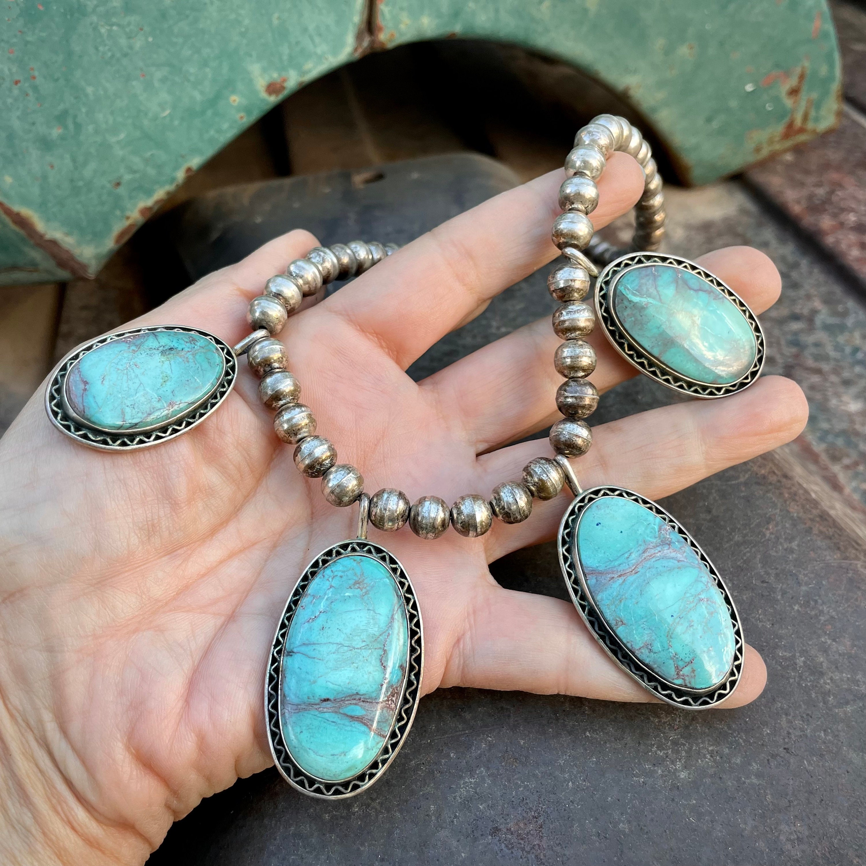 One Of The Biggest Native American Navajo Smokey Bisbee Turquoise Sterling Silver Ring One Of The Biggest Native American Navajo Smokey Bisbee Turquoise Sterling Silver Ring