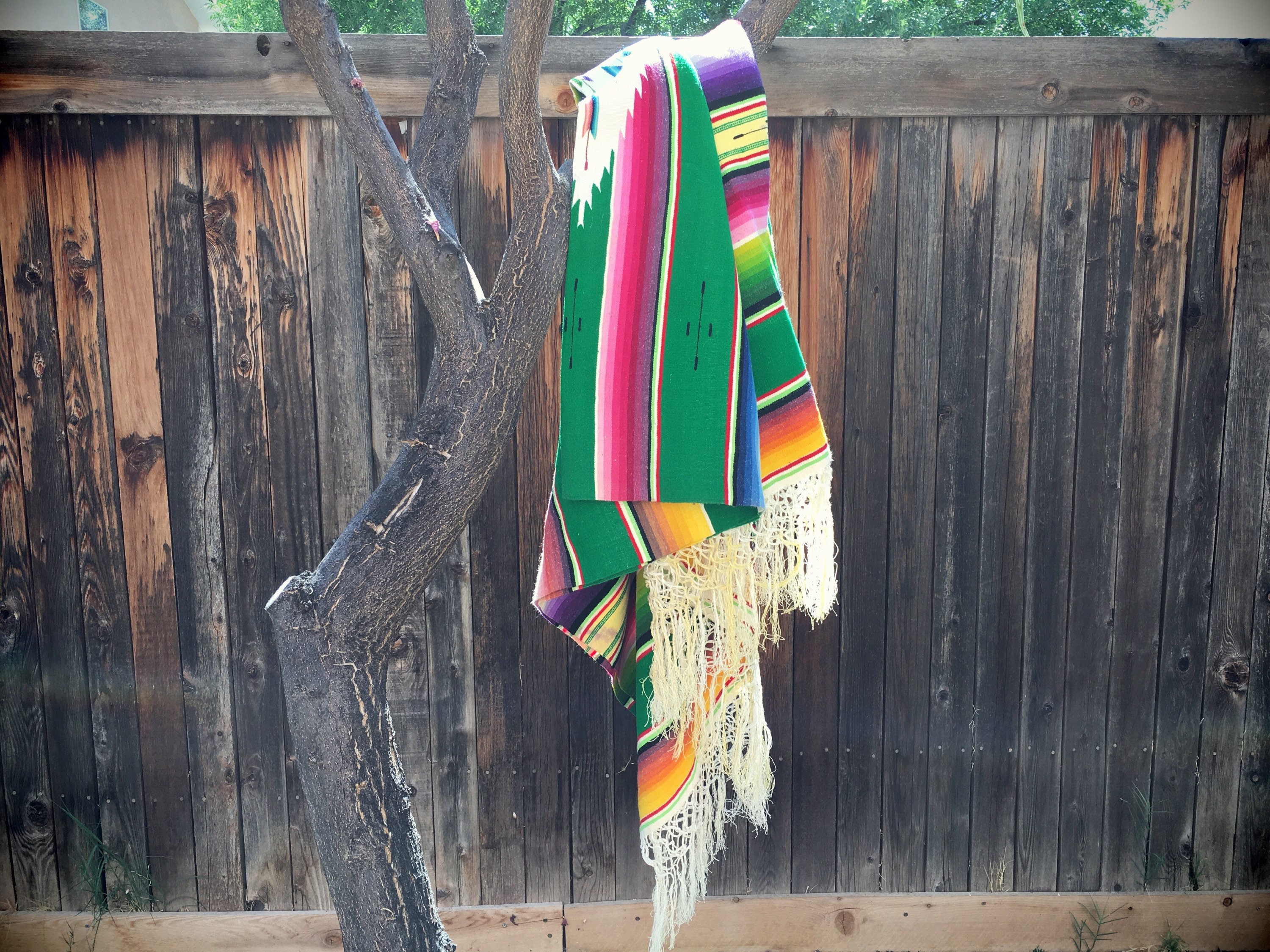 Mexican blanket deals coat