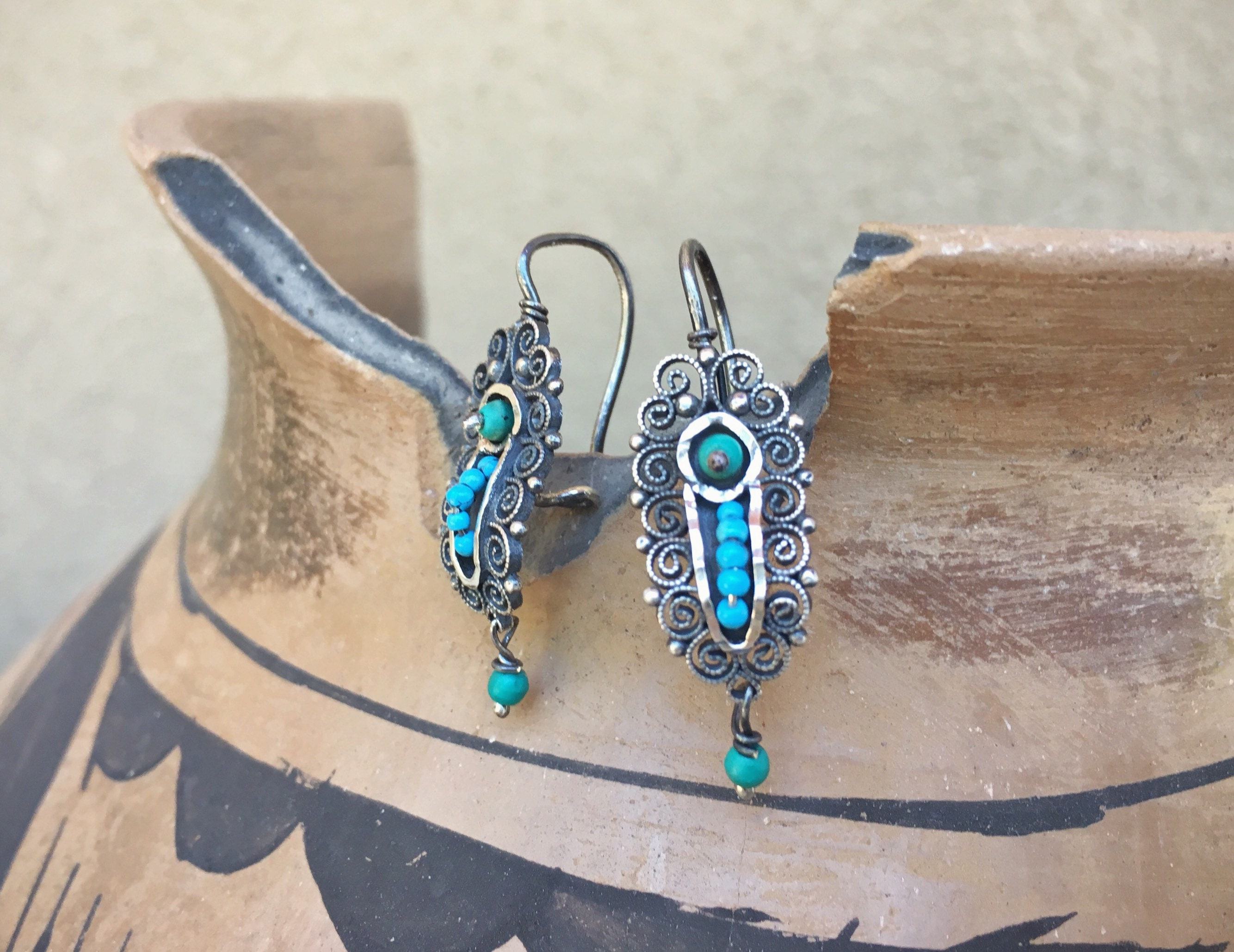 Mexican Filigree Earrings from Oaxaca – JJ Caprices