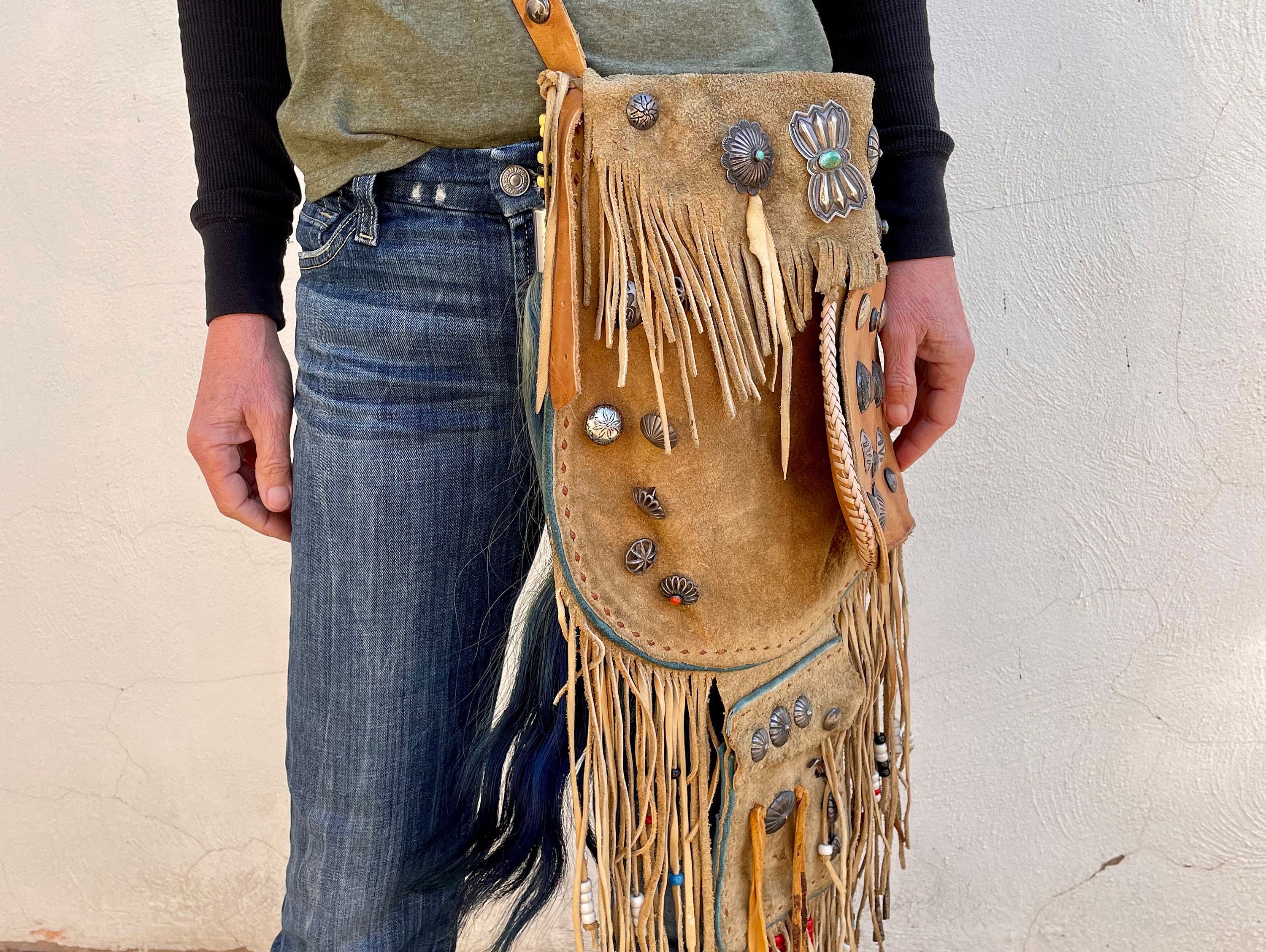 Ebony Fringe Purse - Southwest Indian Foundation - 7446