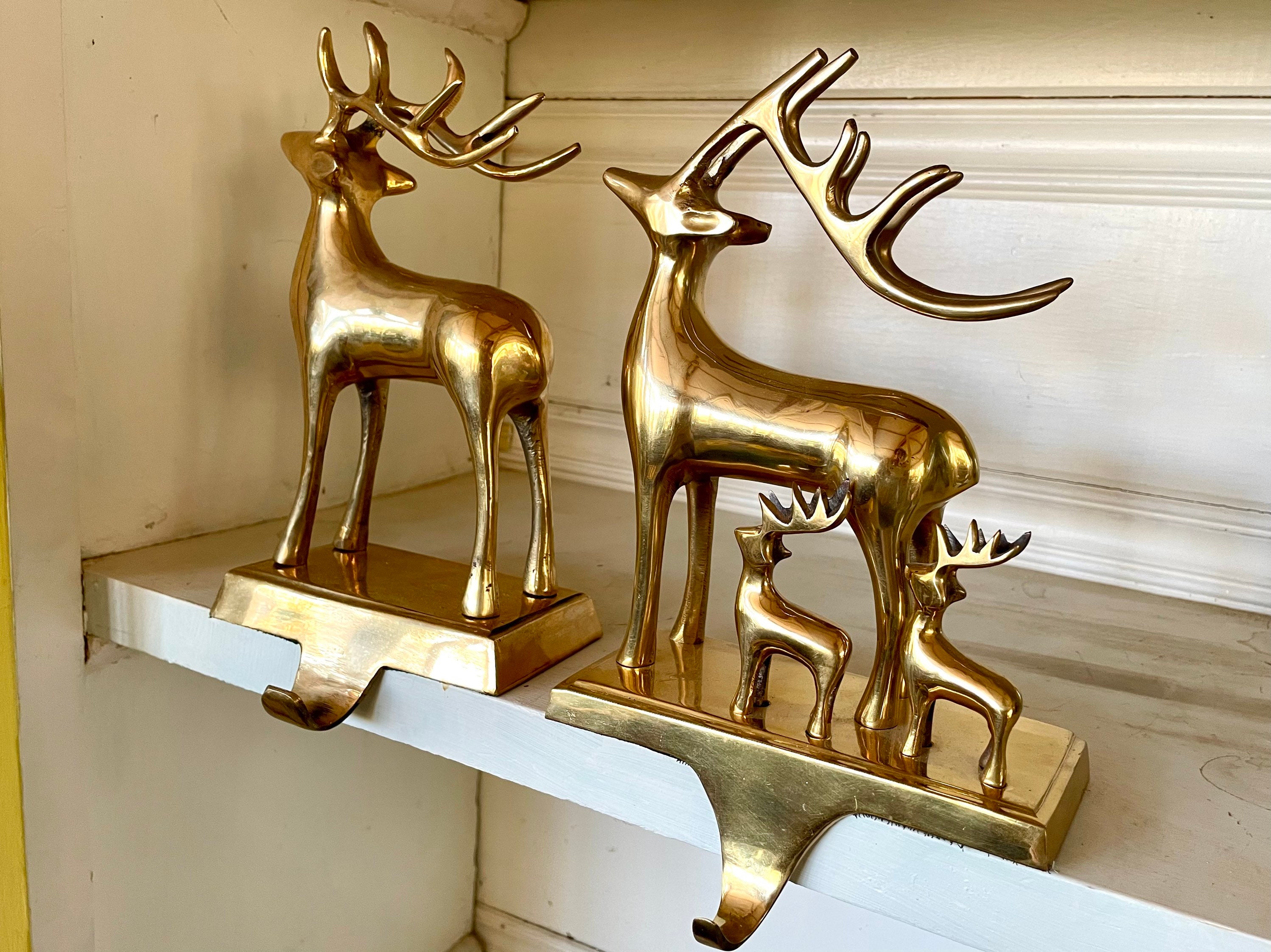 brass stocking holders