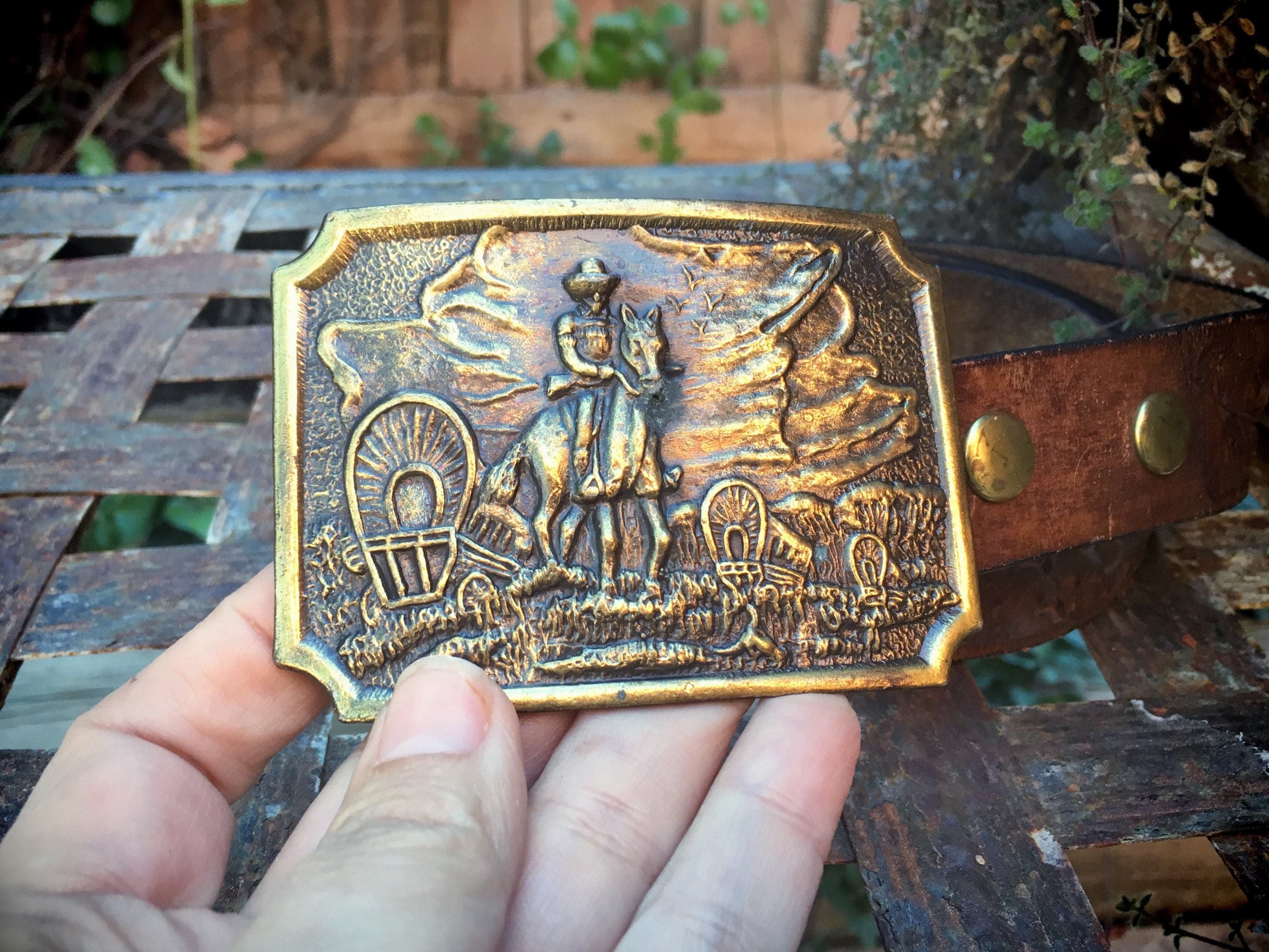 cowboy belt buckle