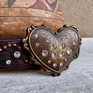 Justin Leather Belt - Etsy display picture 2