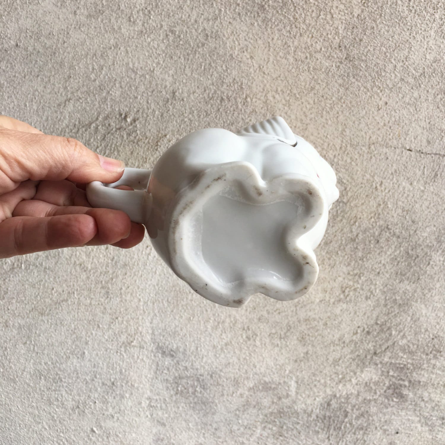 Vintage porcelain collectible dog creamer gift for dog lover