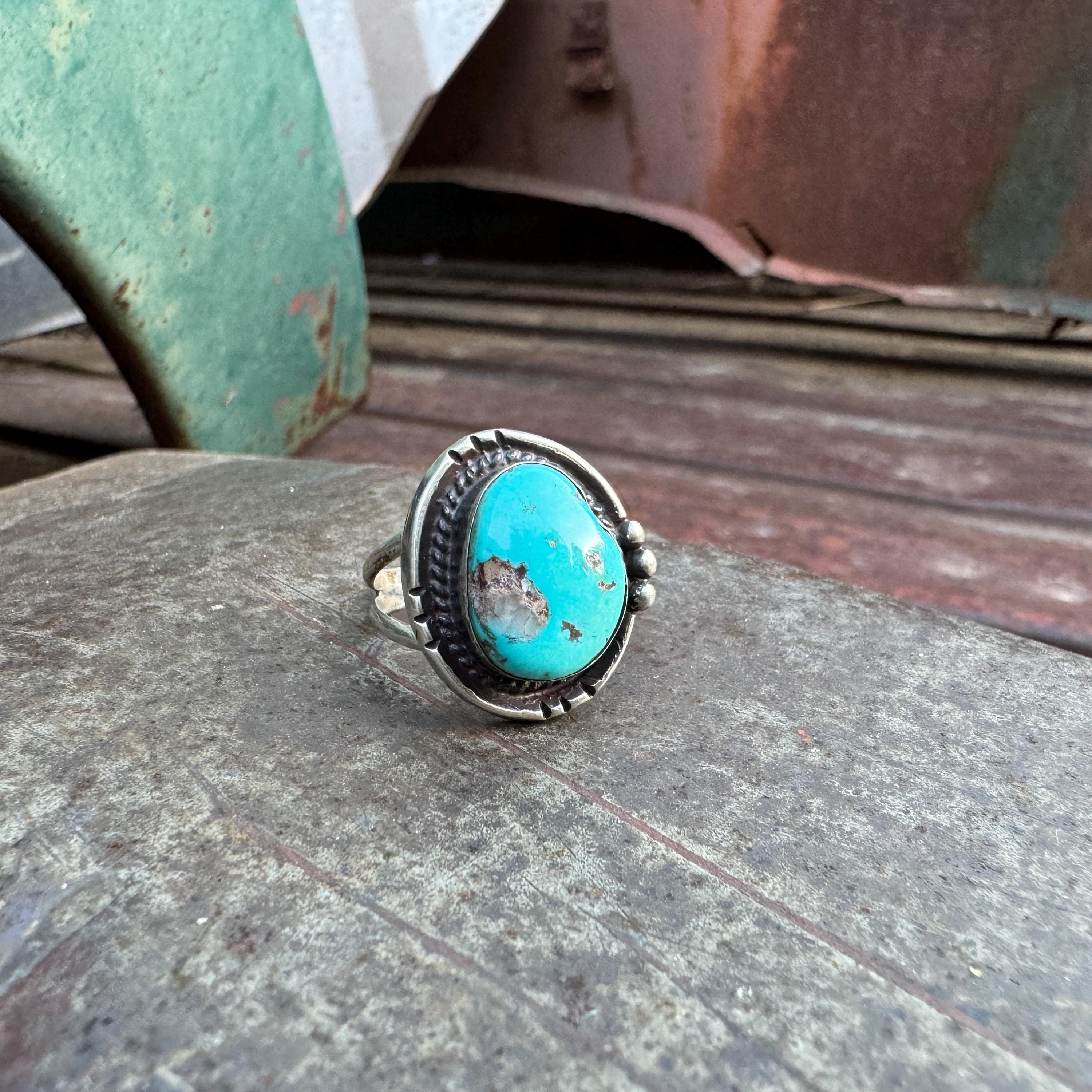 One Of The Best Ever Vintage Native American Navajo Circular Turquoise Sterling Silver Bracelet One Of The Best Ever Vintage Native American Navajo Circular Turquoise Sterling Silver Bracelet